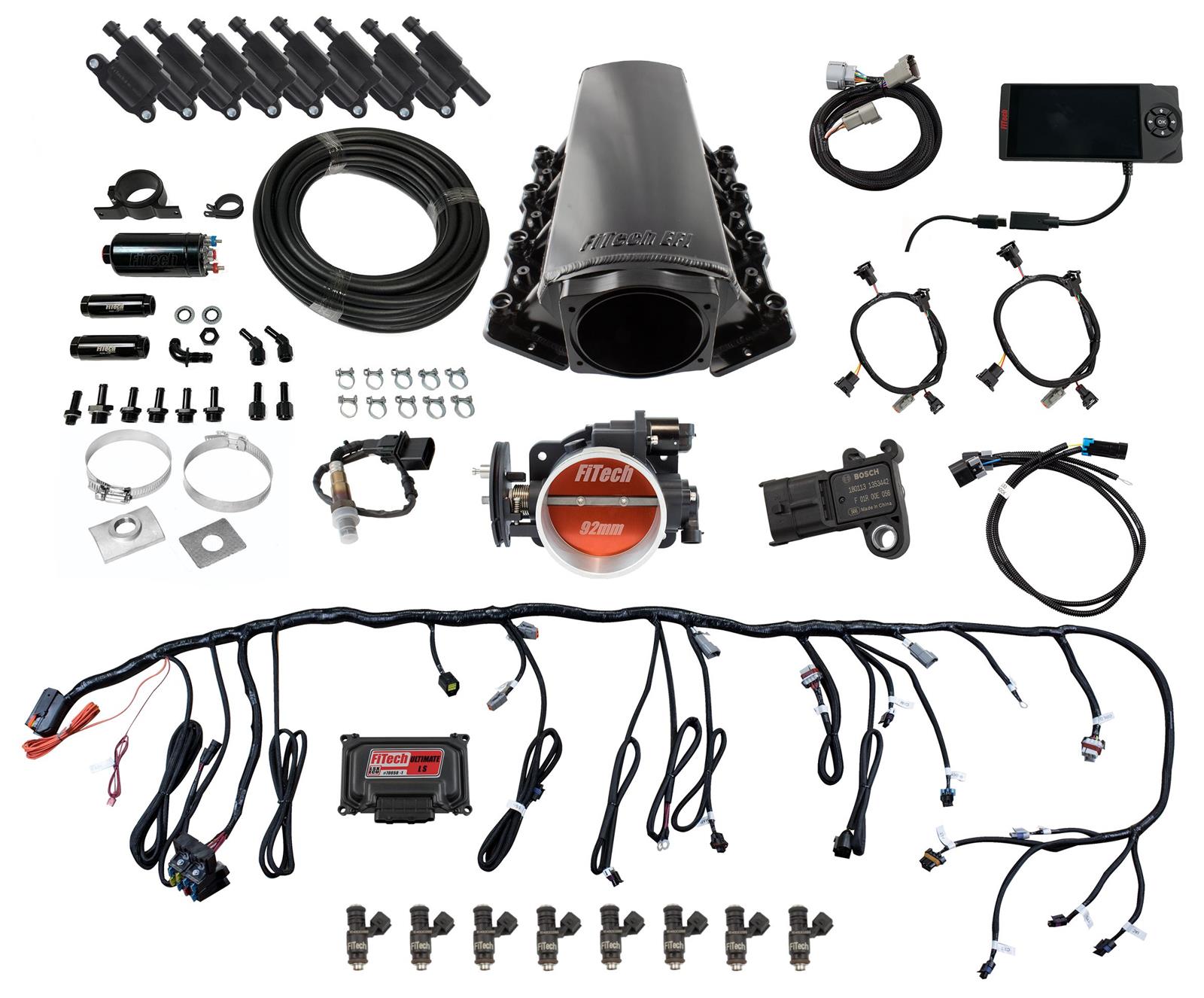 FiTech Ultimate LS EFI 500 HP Fuel Injection Systems 78102