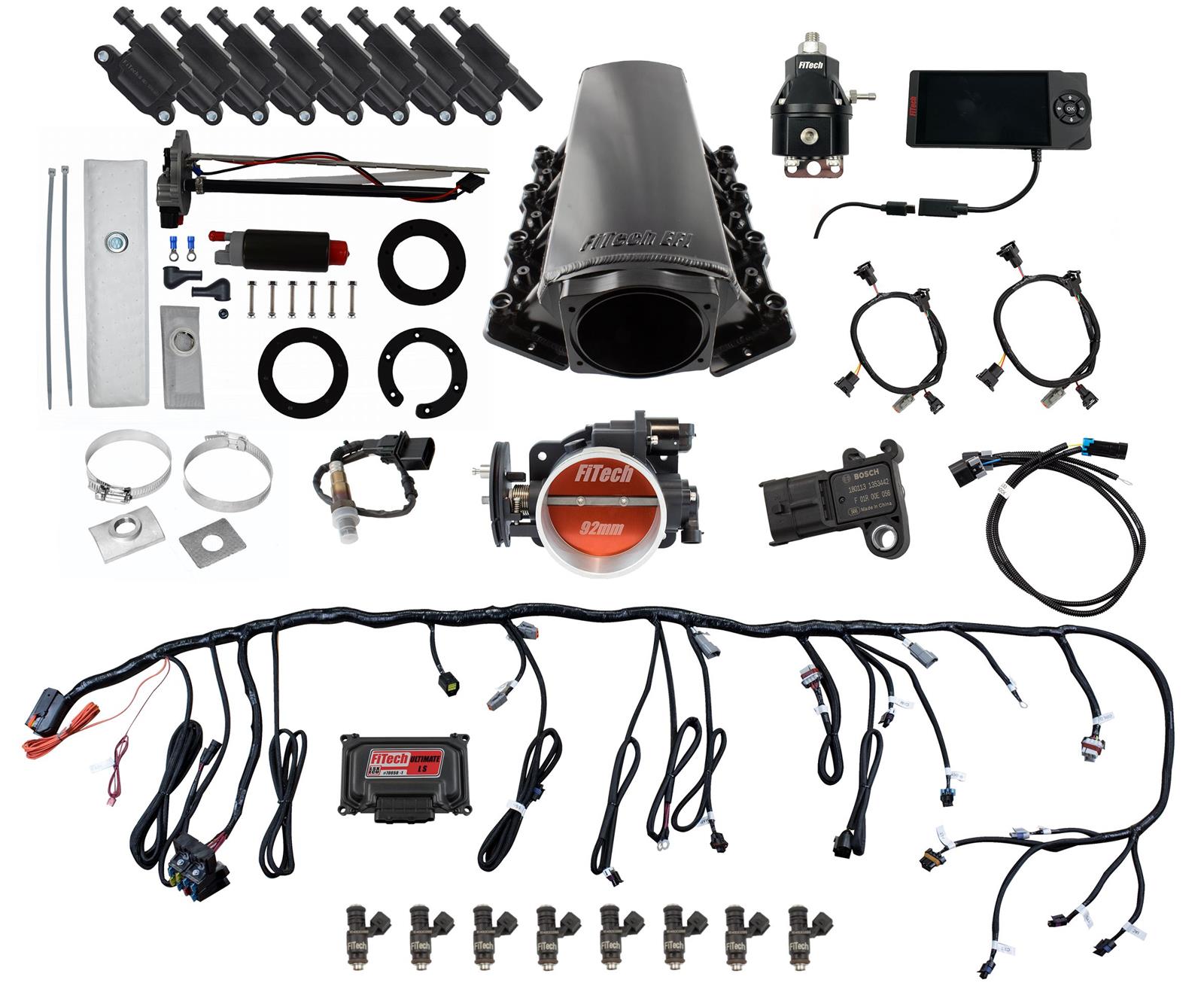 FiTech Ultimate LS EFI 500 HP Fuel Injection Systems 78601