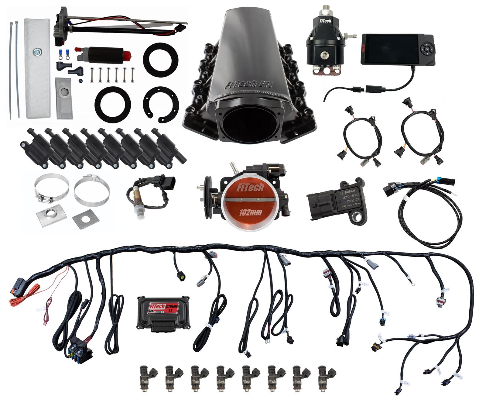FiTech Ultimate LS EFI 750 HP Fuel Injection Systems 78608