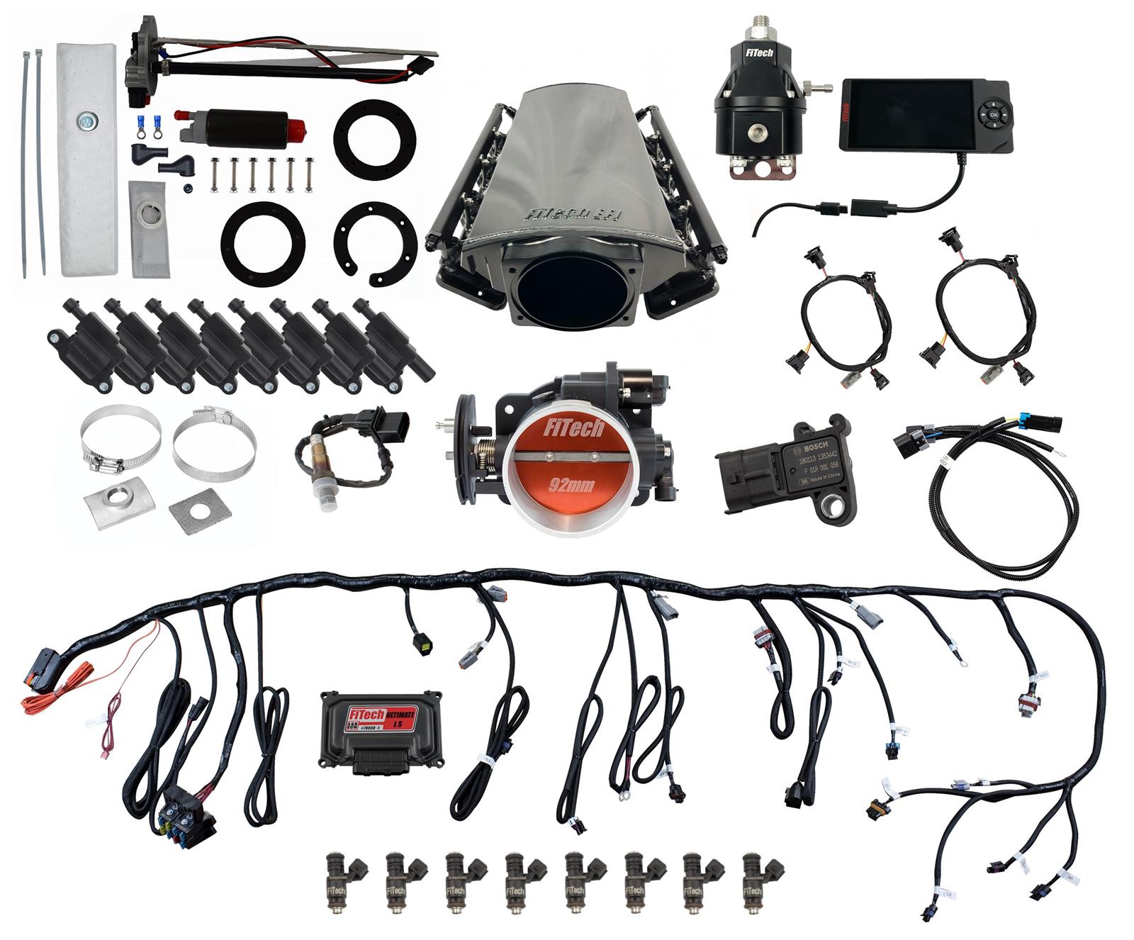 FiTech Ultimate LS EFI 500 HP Fuel Injection Systems 78611