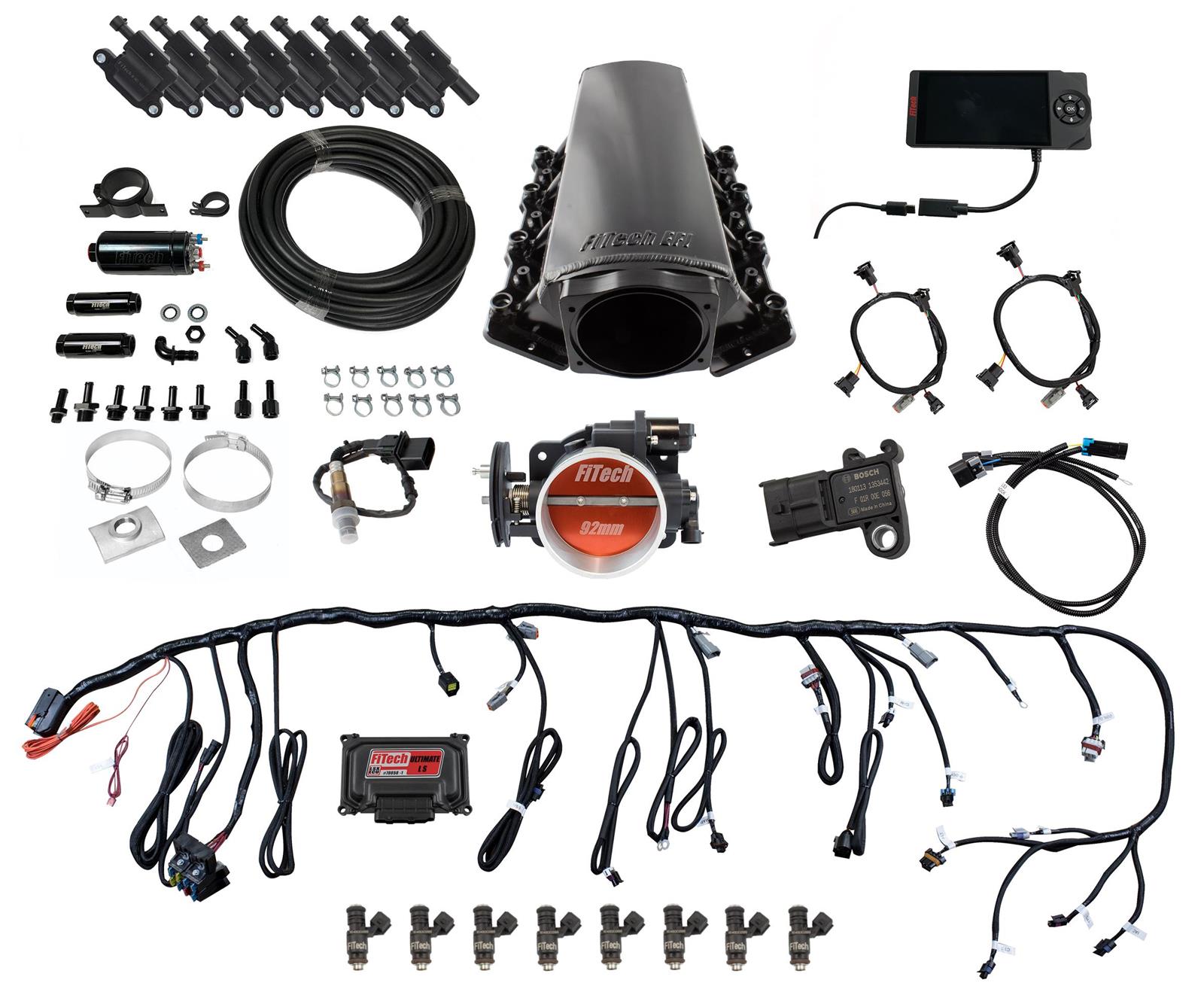 FiTech Ultimate LS EFI 500 HP Fuel Injection Systems 79101