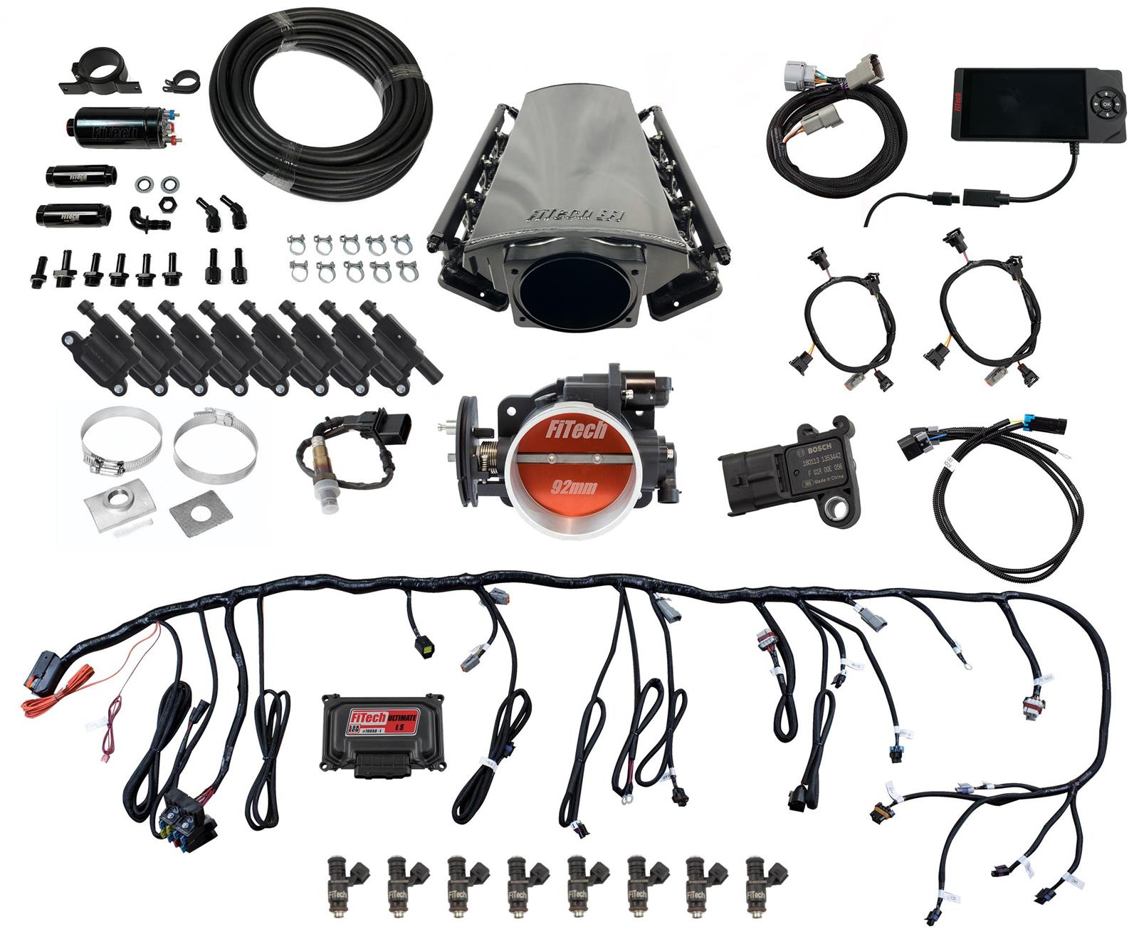 FiTech Ultimate LS EFI 500 HP Fuel Injection Systems 79112