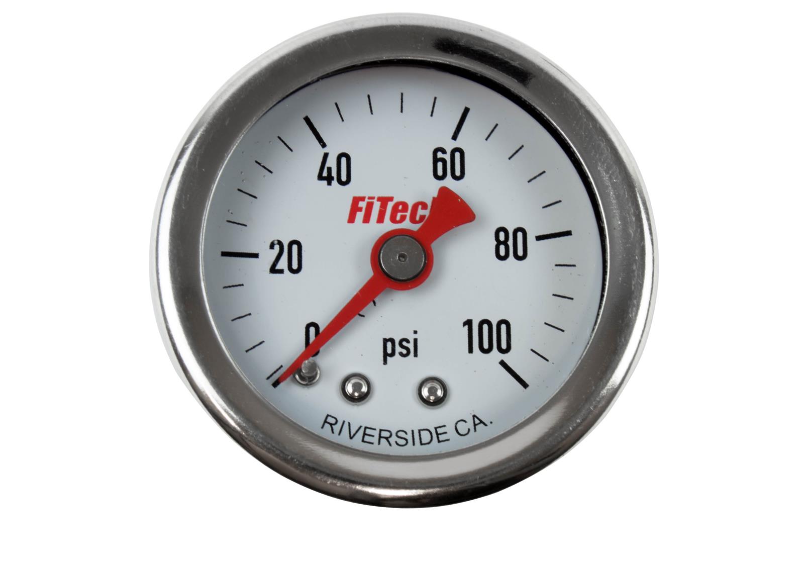 FiTech Analog Fuel Pressure Gauges 80117