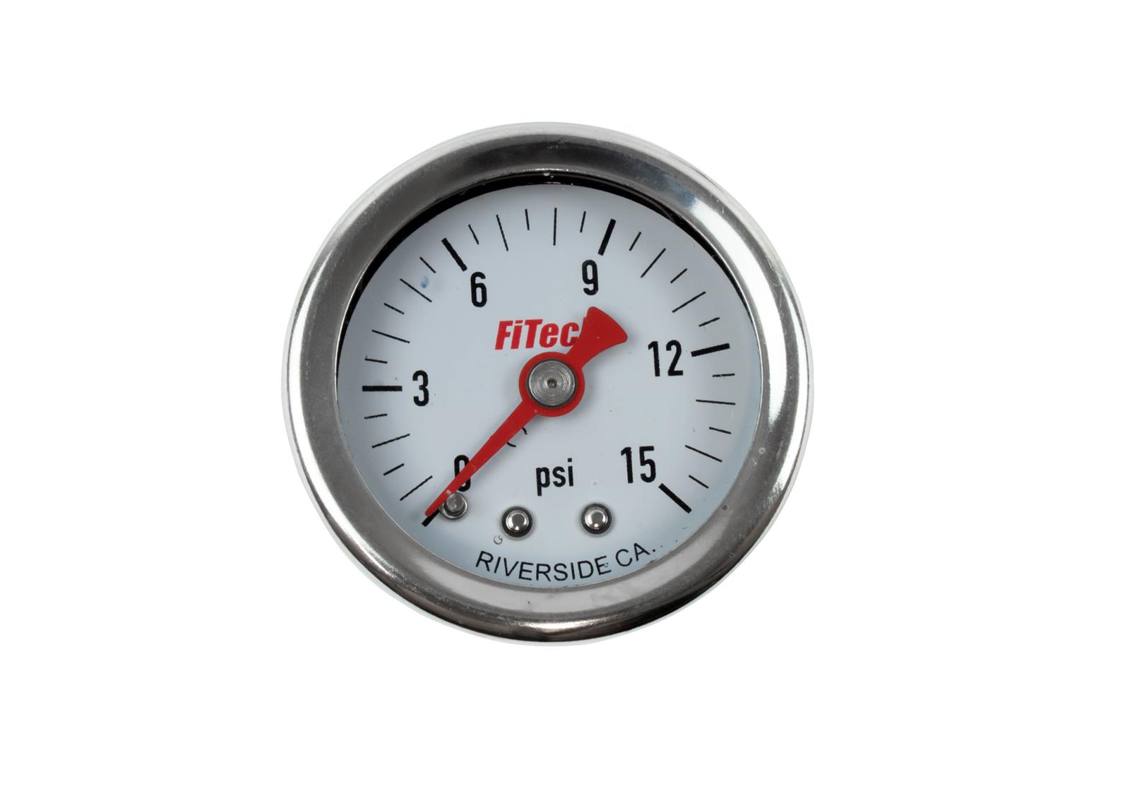 FiTech Analog Fuel Pressure Gauges 80118
