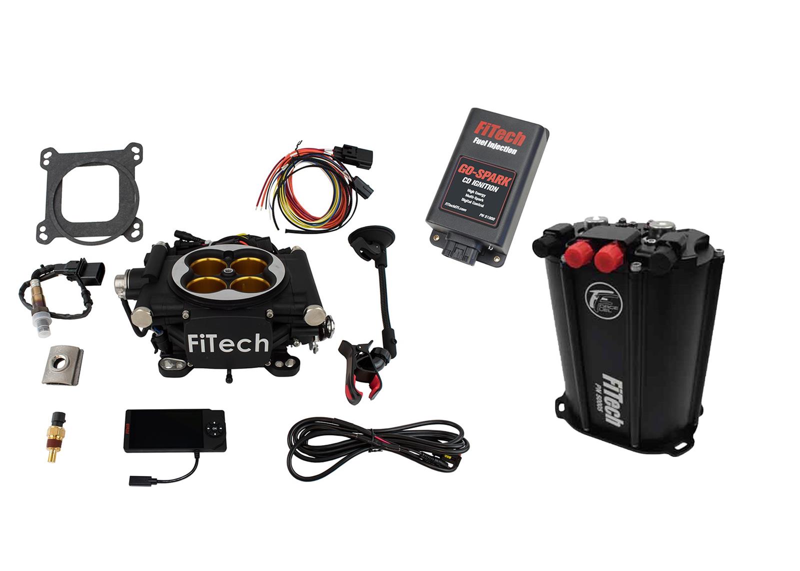FiTech Go EFI 8 1200 HP Fuel Injection Systems with Force Fuel System 93542