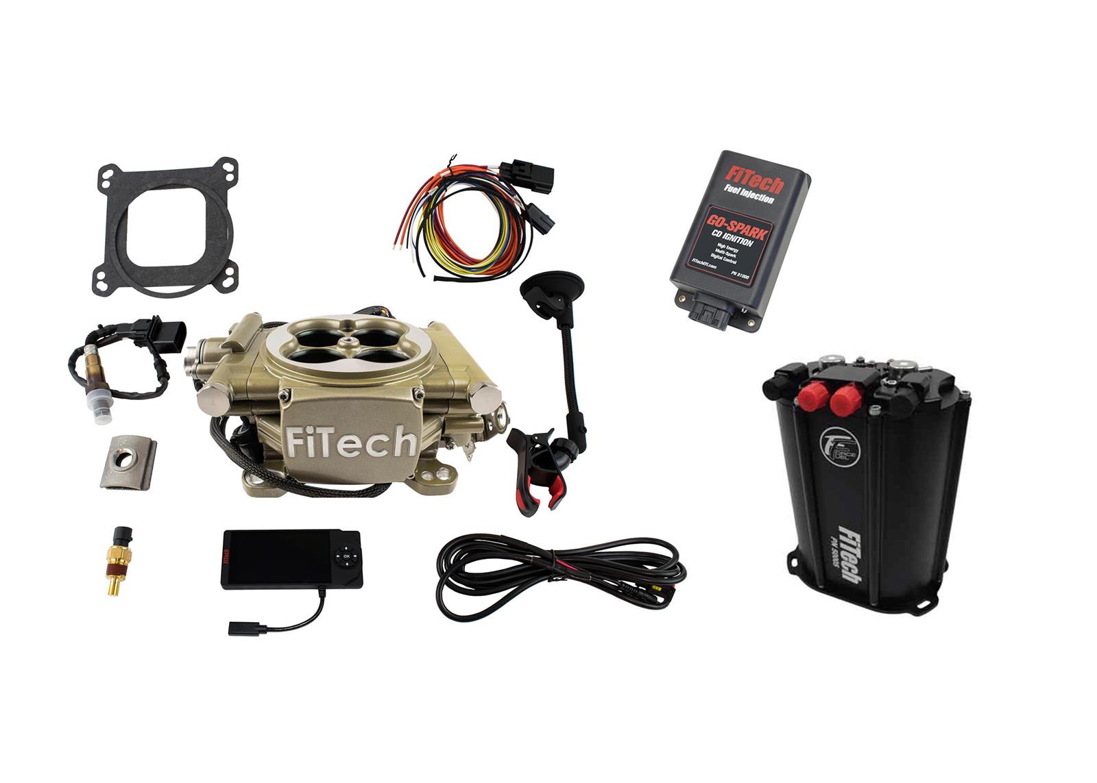 FiTech Easy Street 600 HP EFI System Force Fuel/Go-Spark Fuel Injection Master Kits 93555