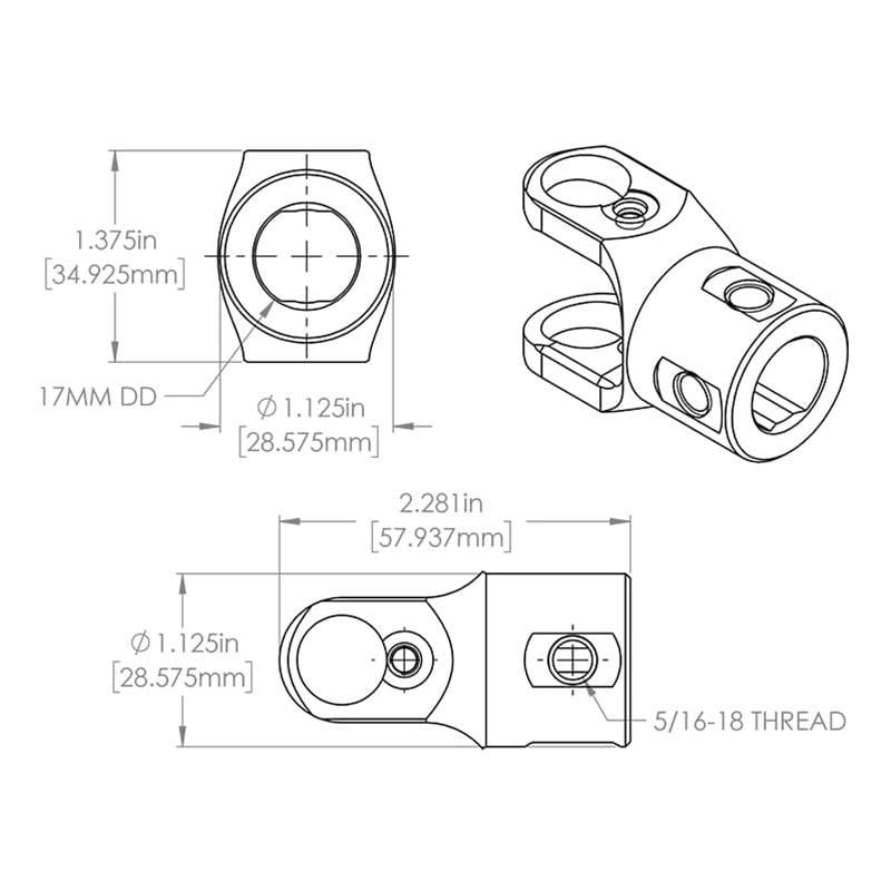 Flaming River Steering U-Joints, Couplers and Rag Joints FR1984