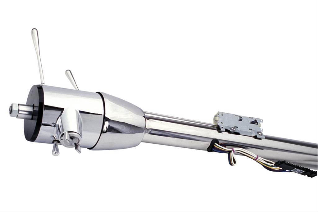 Flaming River Tilt Floor Shift Steering Columns FR30003-35SS