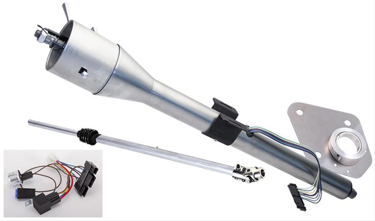 Flaming River Tilt Floor Shift Steering Columns FR30018KTBK