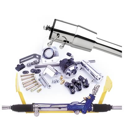 Flaming River 1957 Chevy Power Rack and Pinion Cradle Kits FR308KTPWPL