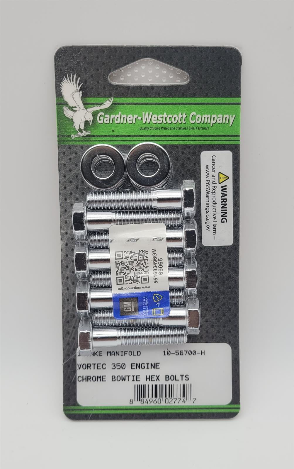 Gardner-Westcott Intake Manifold Bolt Kits 10-56700-H