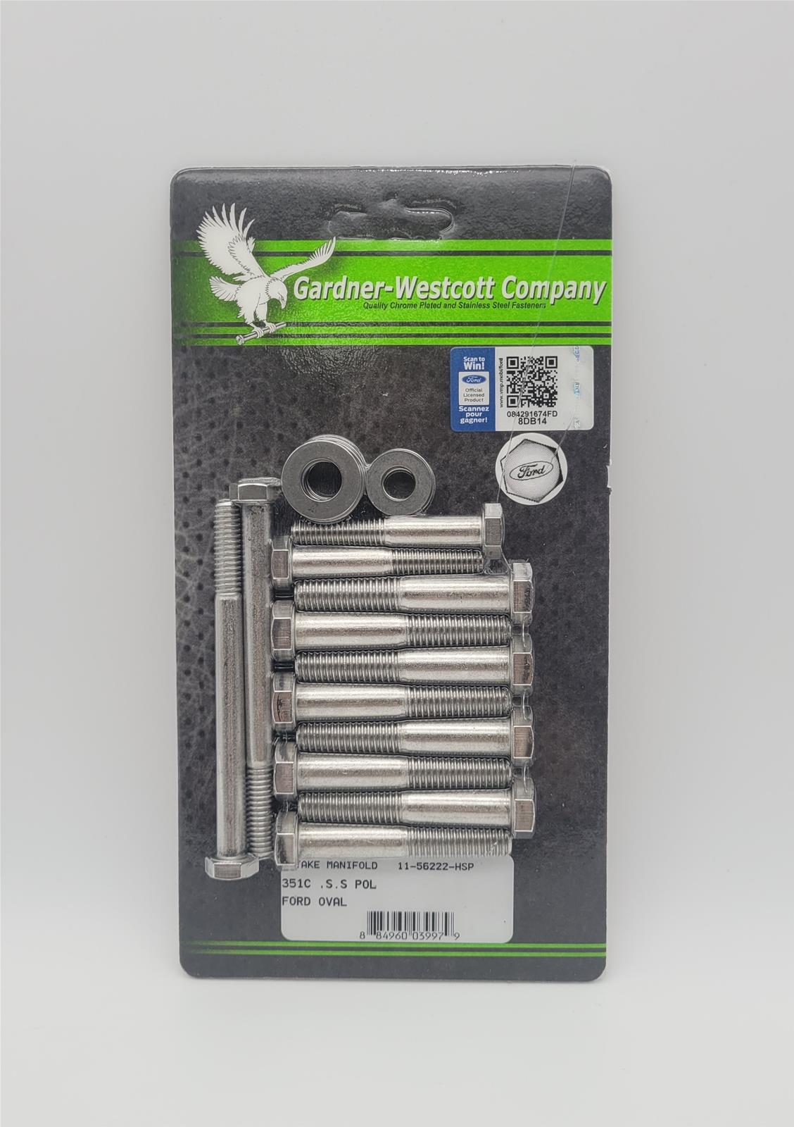 Gardner-Westcott Company Intake Manifold Bolts 11-56222-HSP