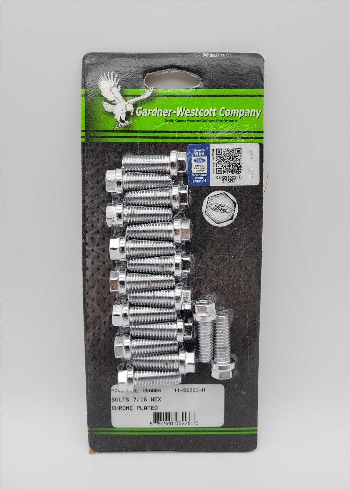 Gardner-Westcott Company Header Fasteners 11-56223-H