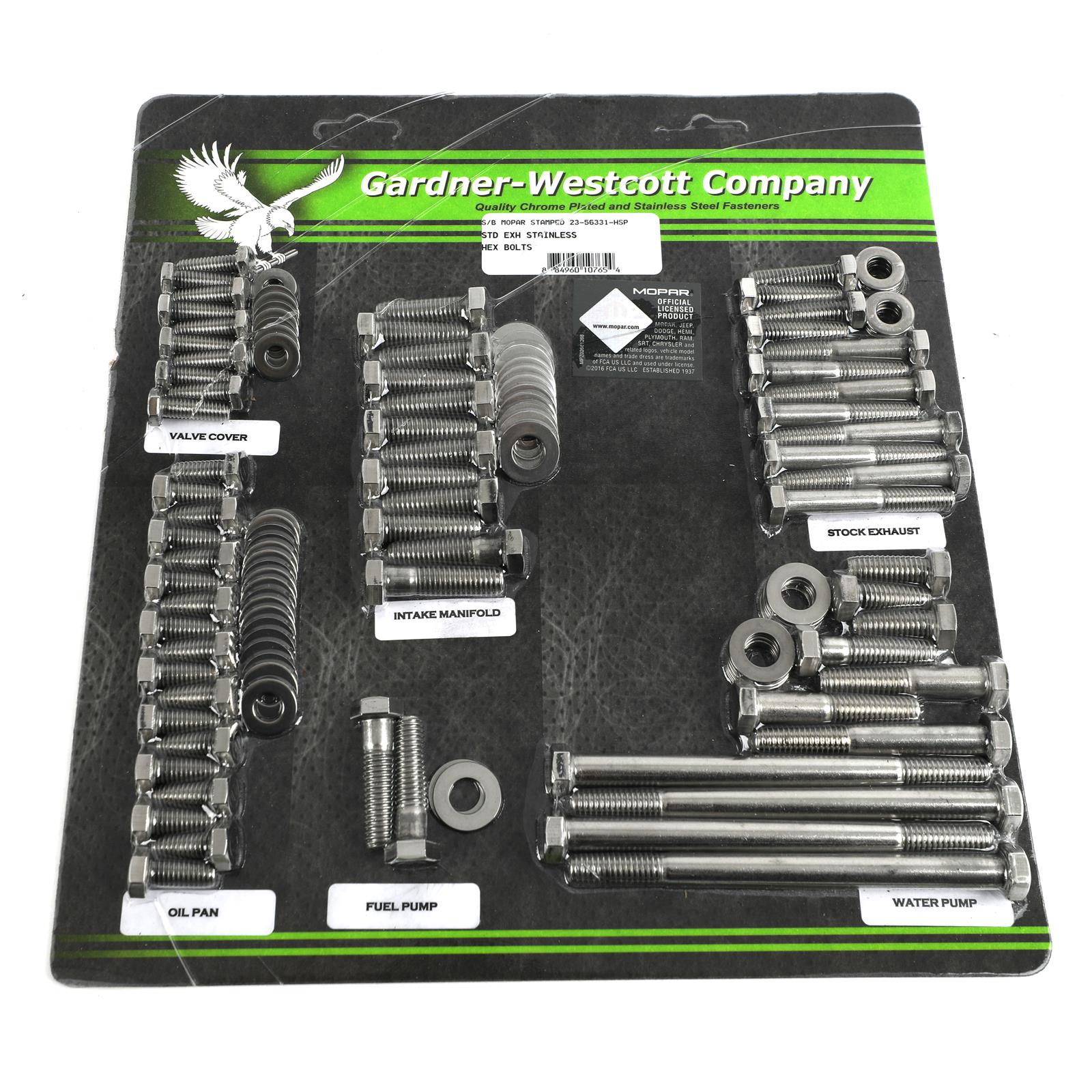 Gardner-Westcott Engine Dress Up Bolt Kits 23-56331-HSP