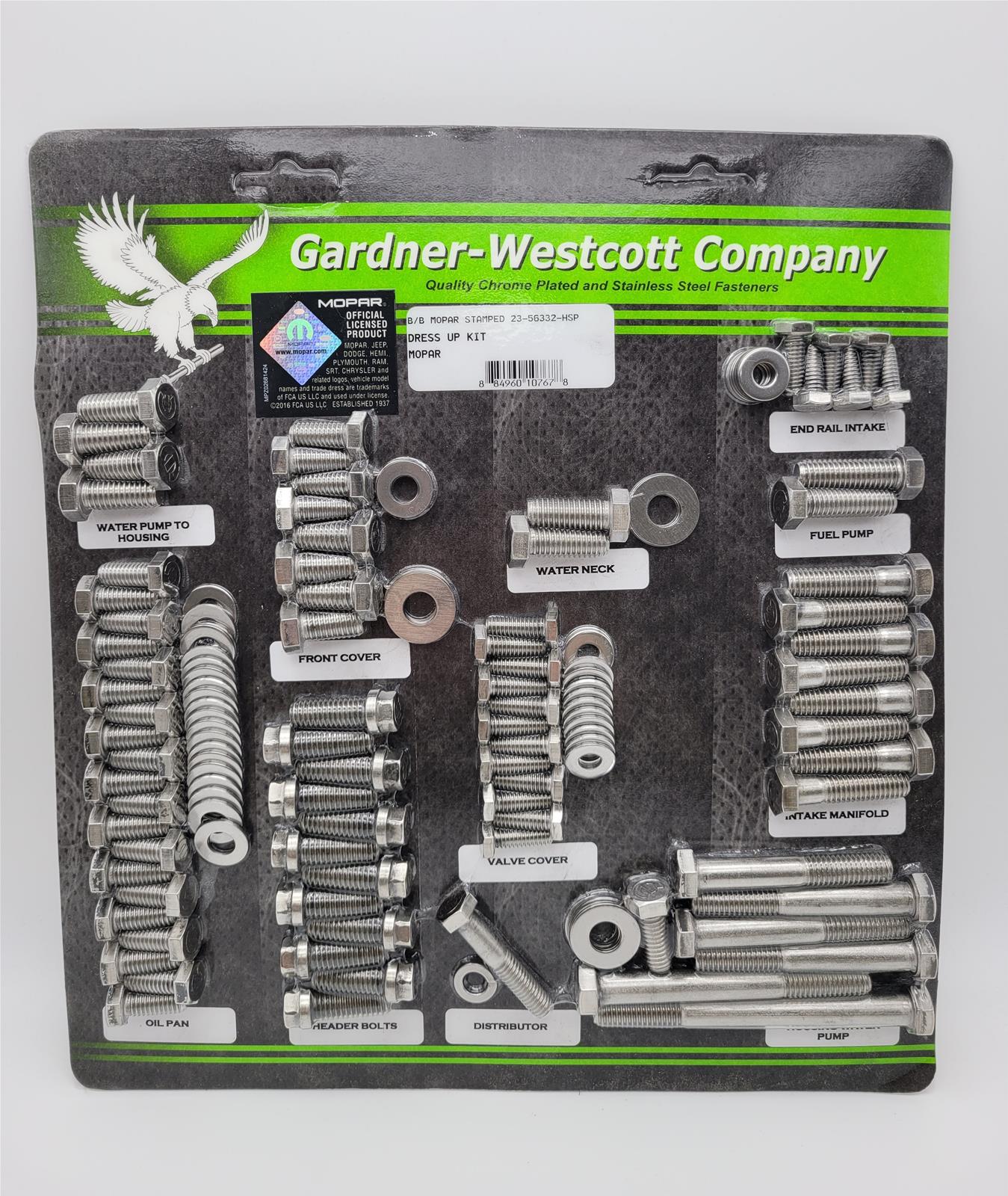 Gardner-Westcott Engine Dress Up Bolt Kits 23-56332-HSP