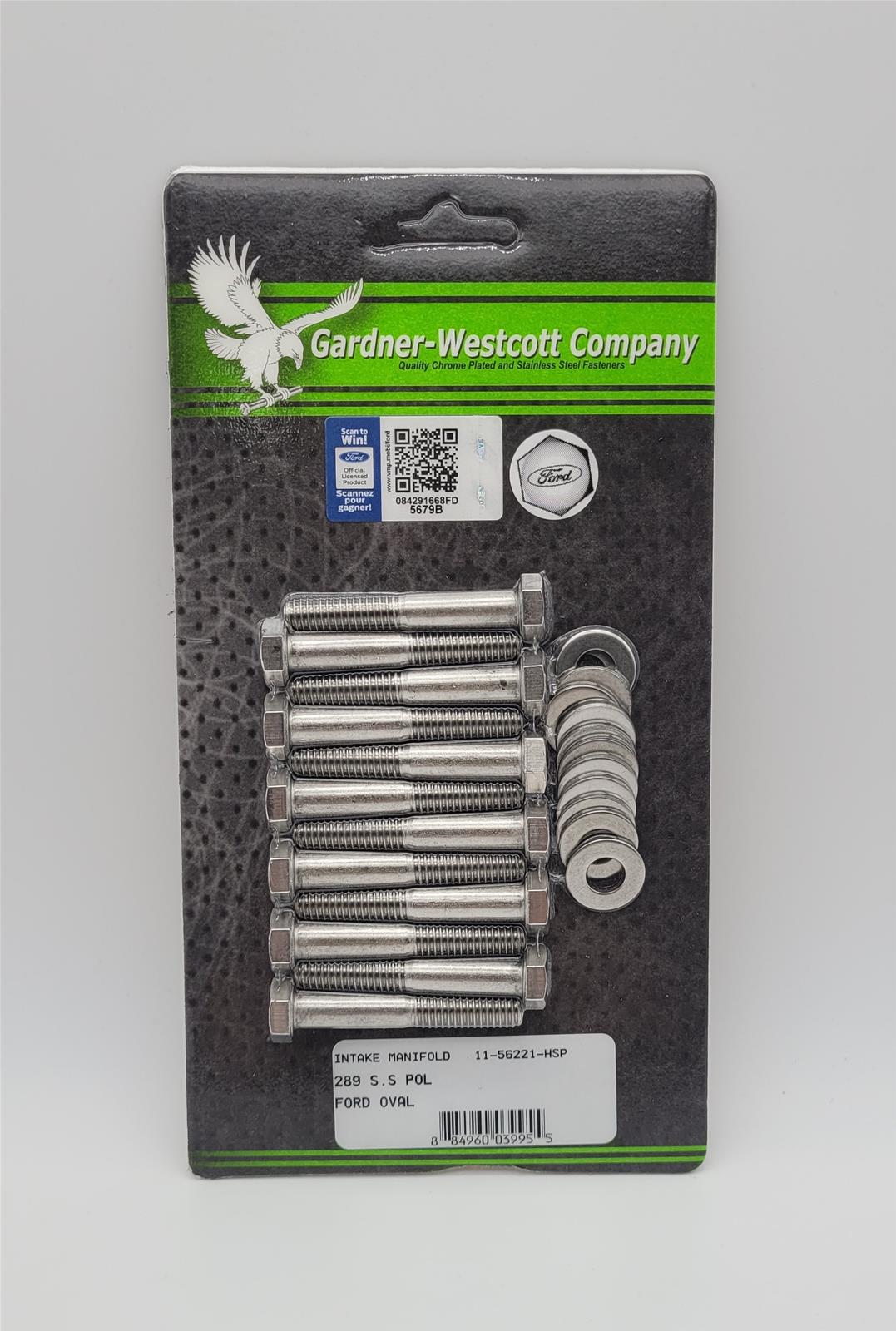 Gardner-Westcott Company Intake Manifold Bolts 56221-HSP