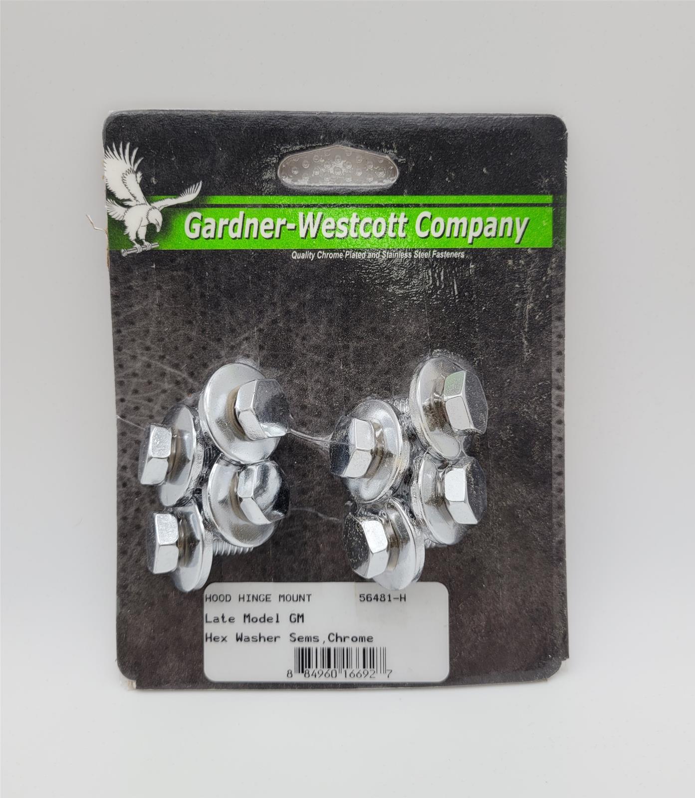 Gardner-Westcott Company Hood Hinge Fasteners 56481-H
