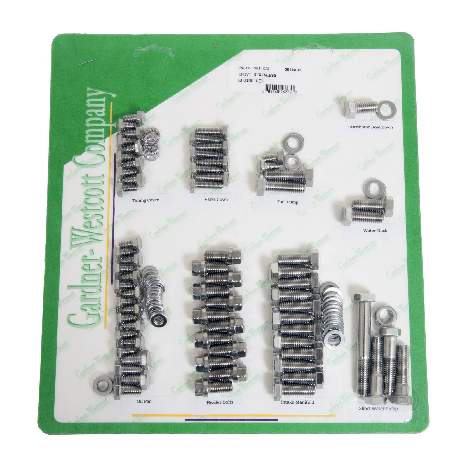 Gardner-Westcott Engine Dress Up Bolt Kits 56490-HS