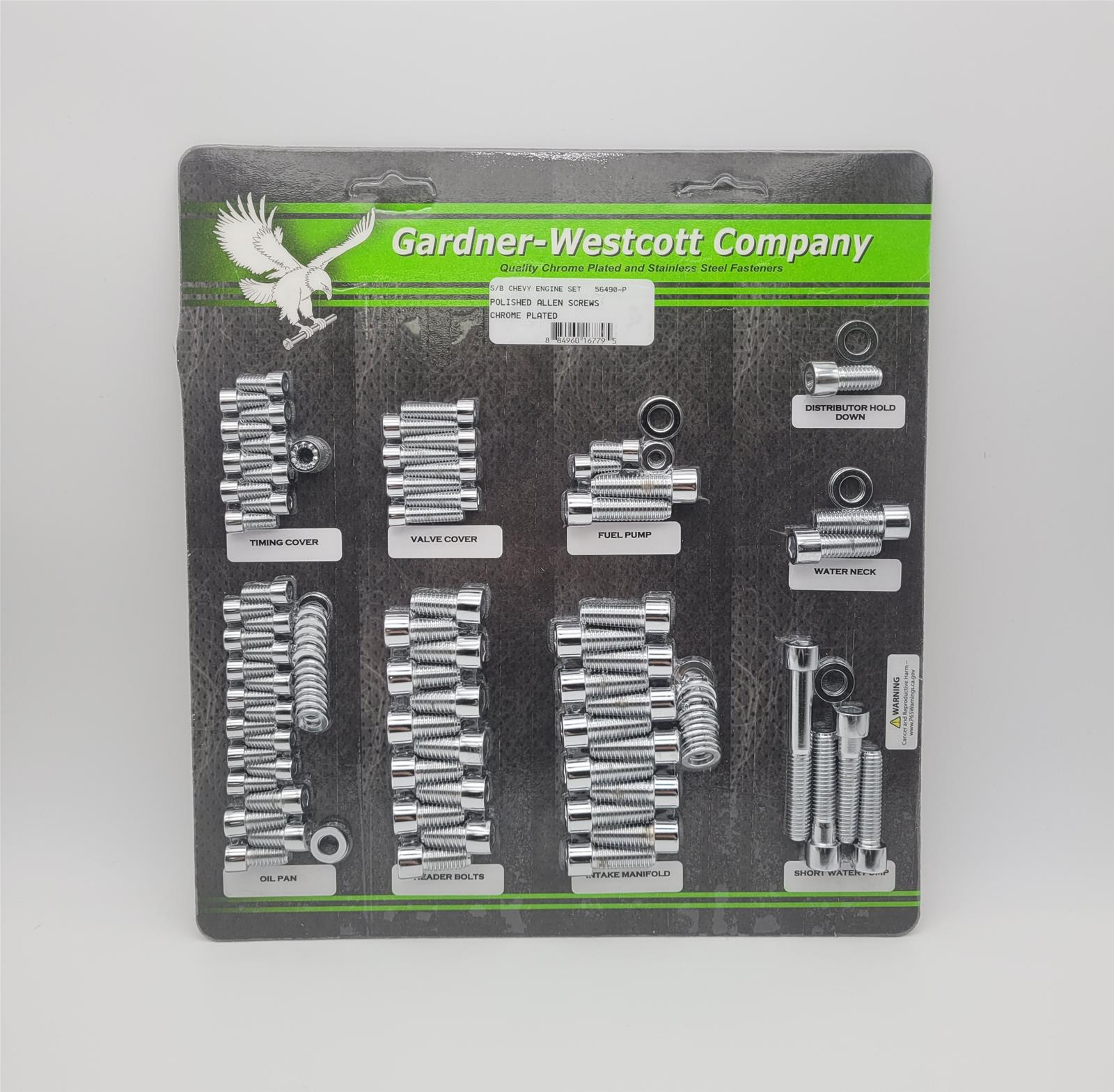 Gardner-Westcott Company Engine Accessory Bolt Kits 56490-SBP