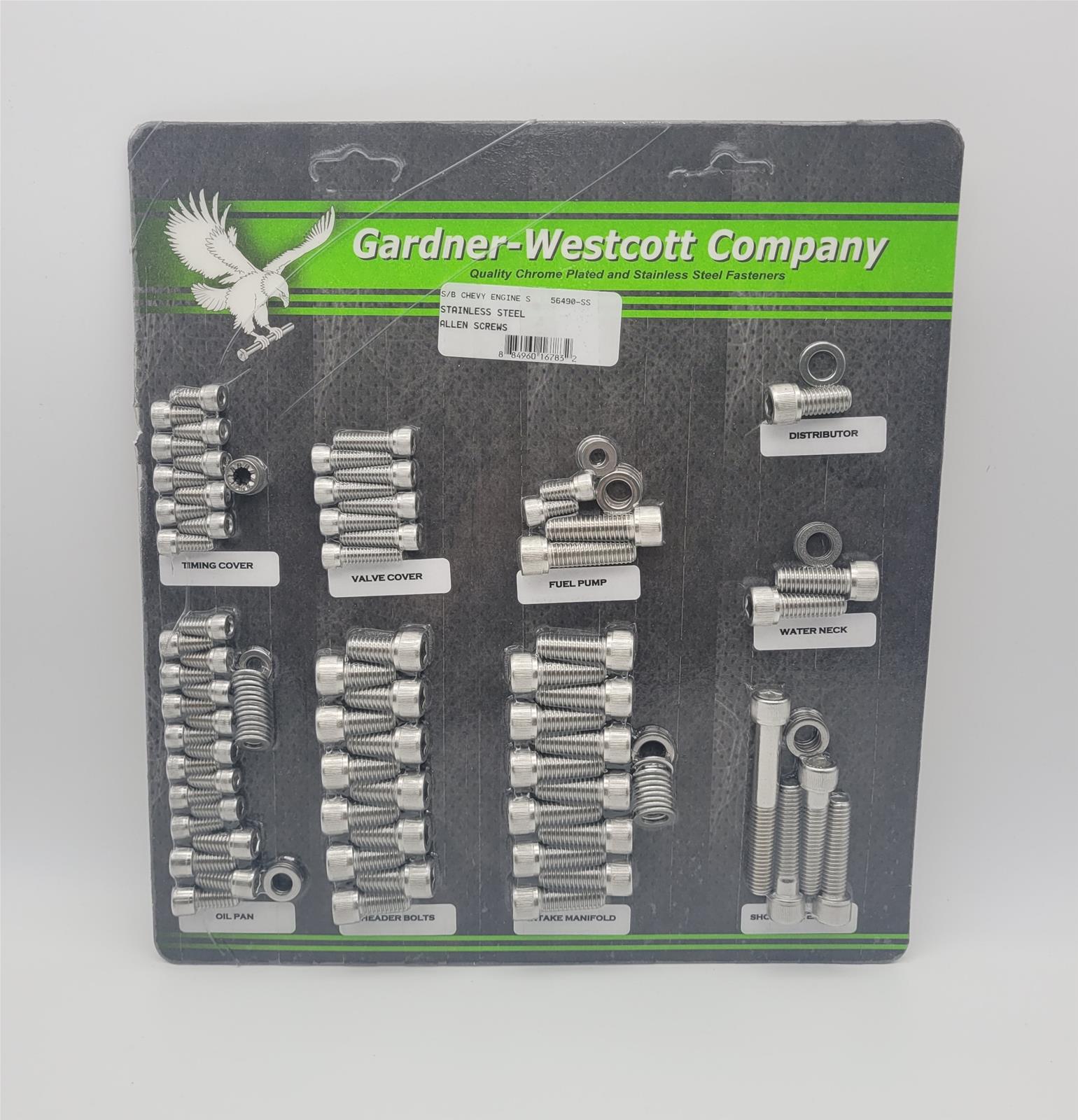 Gardner-Westcott Company Engine Accessory Bolt Kits 56490-SS