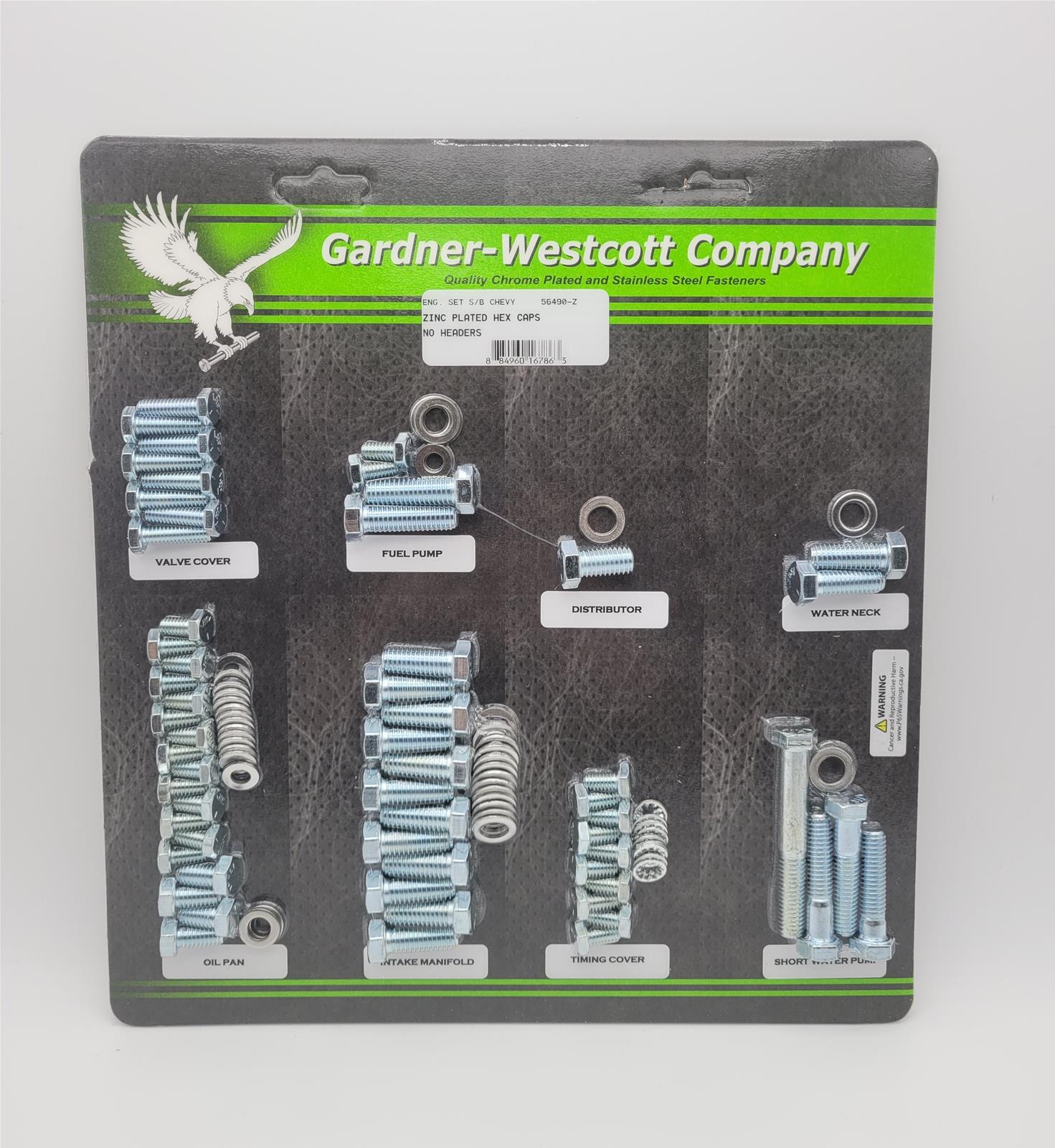 Gardner-Westcott Company Engine Accessory Bolt Kits 56490-Z