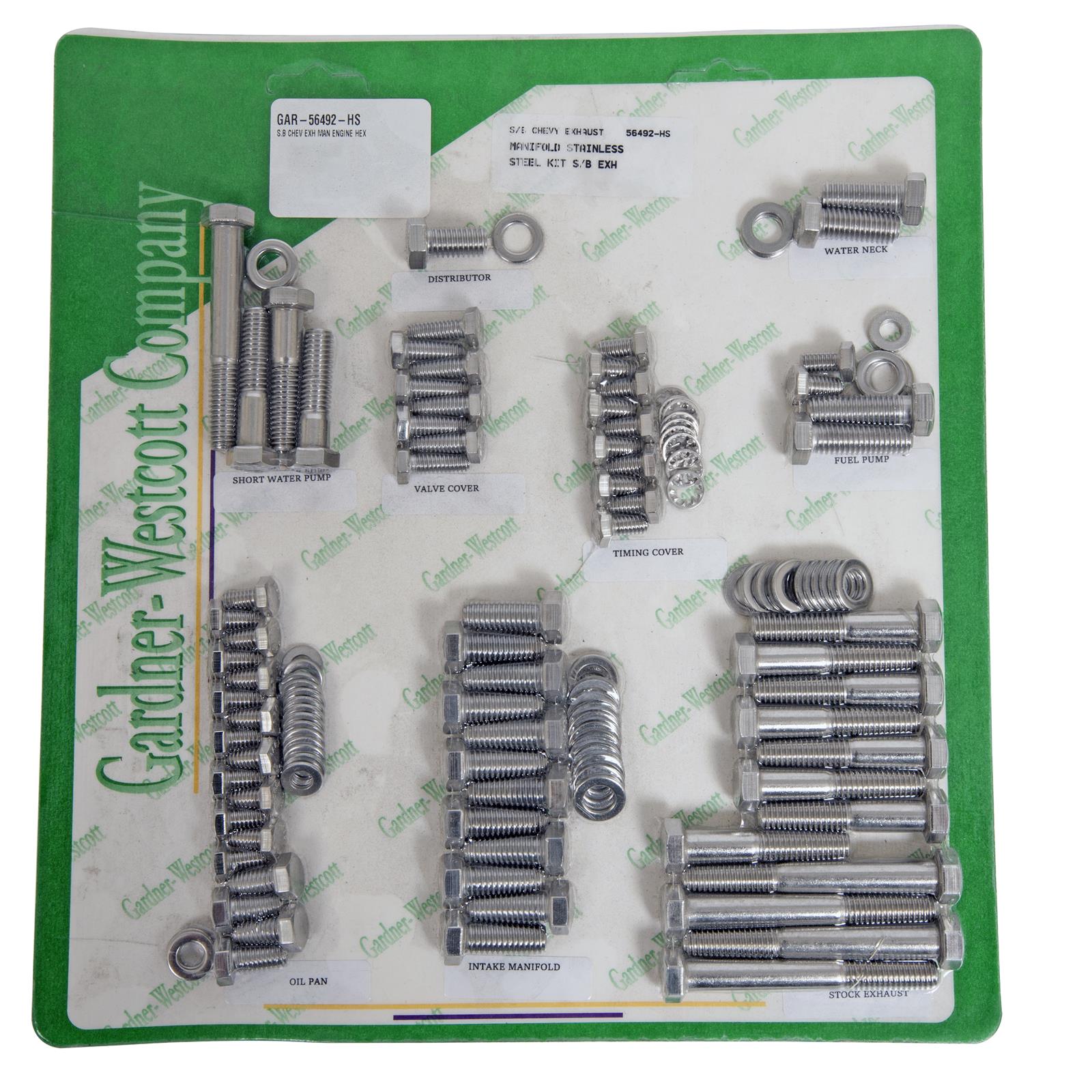 Gardner-Westcott Engine Dress Up Bolt Kits 56492-HS