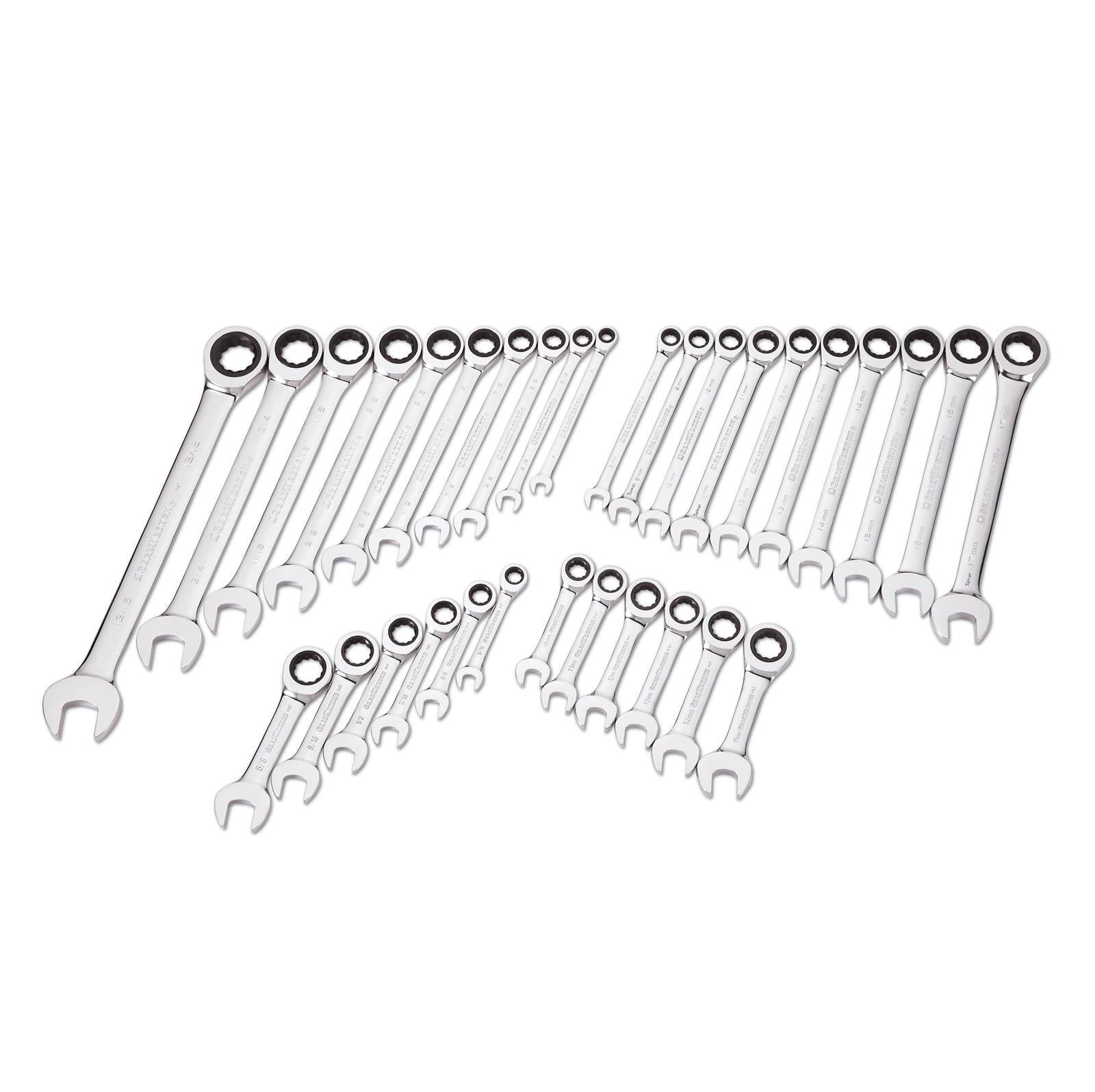 GearWrench Ratcheting Combination Wrench Sets 39327
