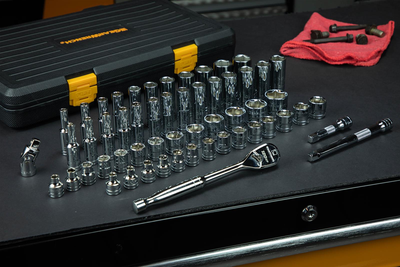 GearWrench 56-Piece 120XP 6-Point Mechanic Tool Sets 80550P