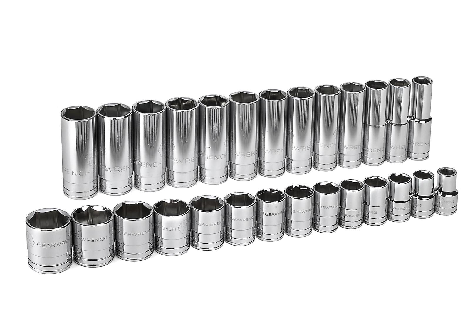 GearWrench Standard/Deep Socket Sets 80729