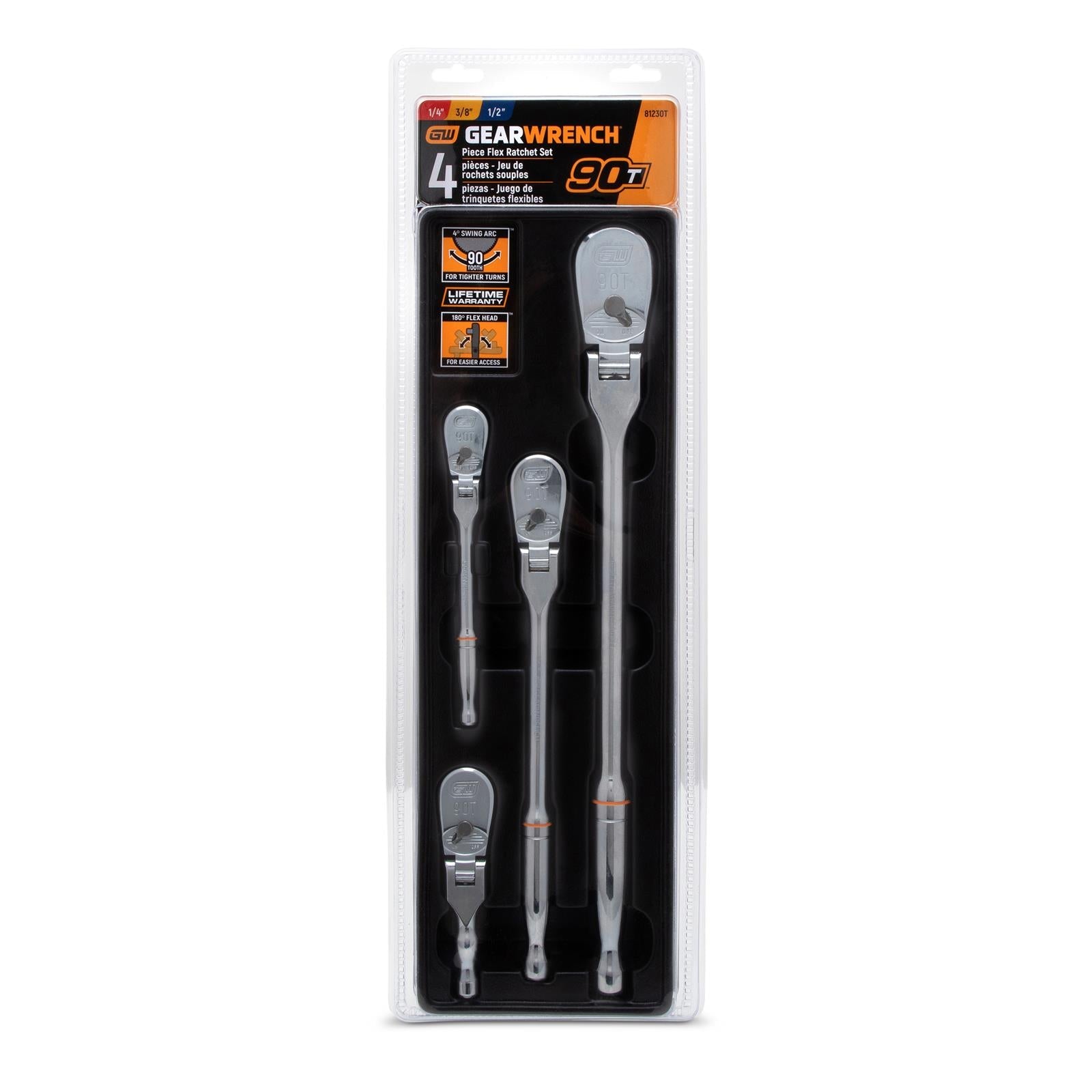 GearWrench 90T Teardrop Ratchet Sets 81230T