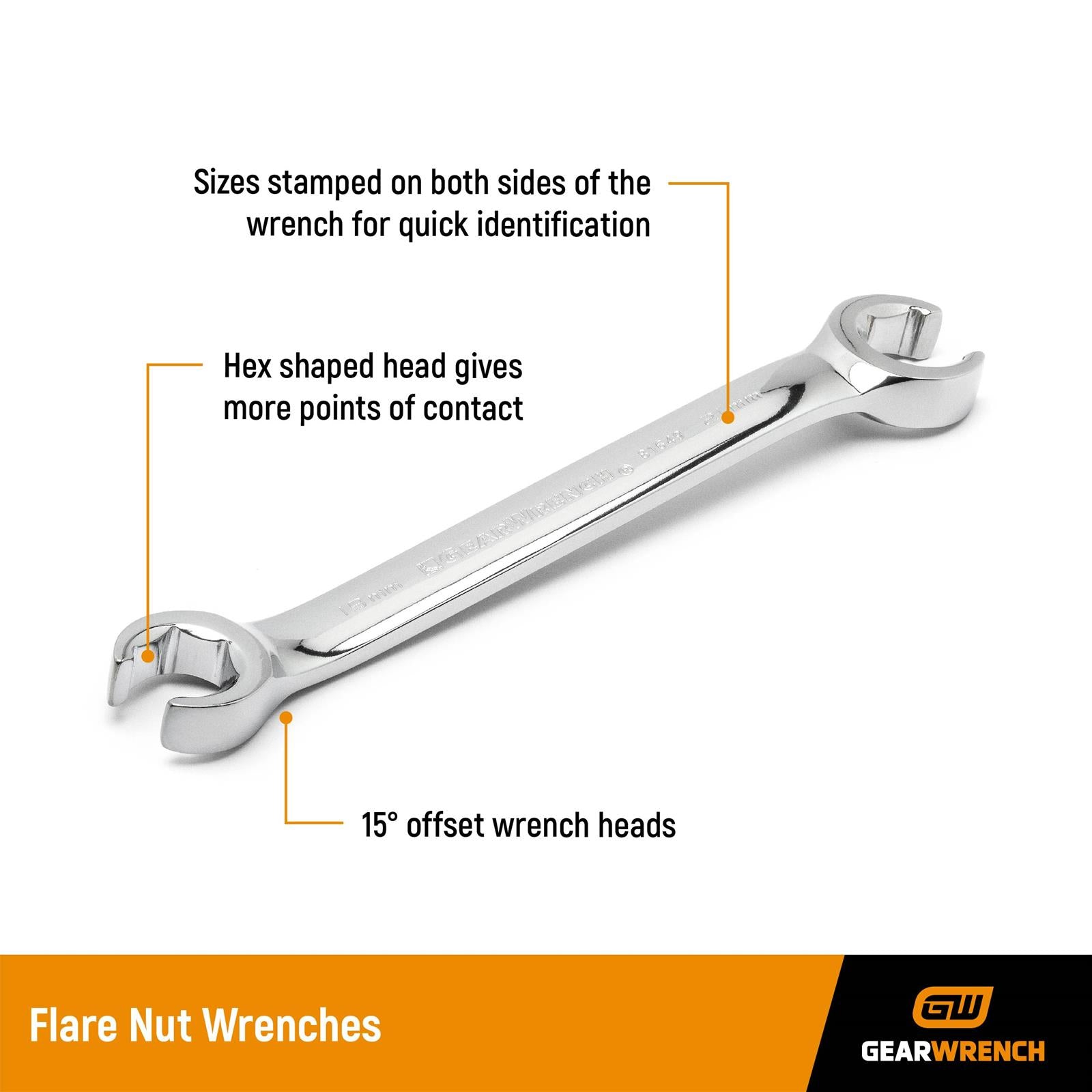 GearWrench Flare Nut Wrench Sets 81906