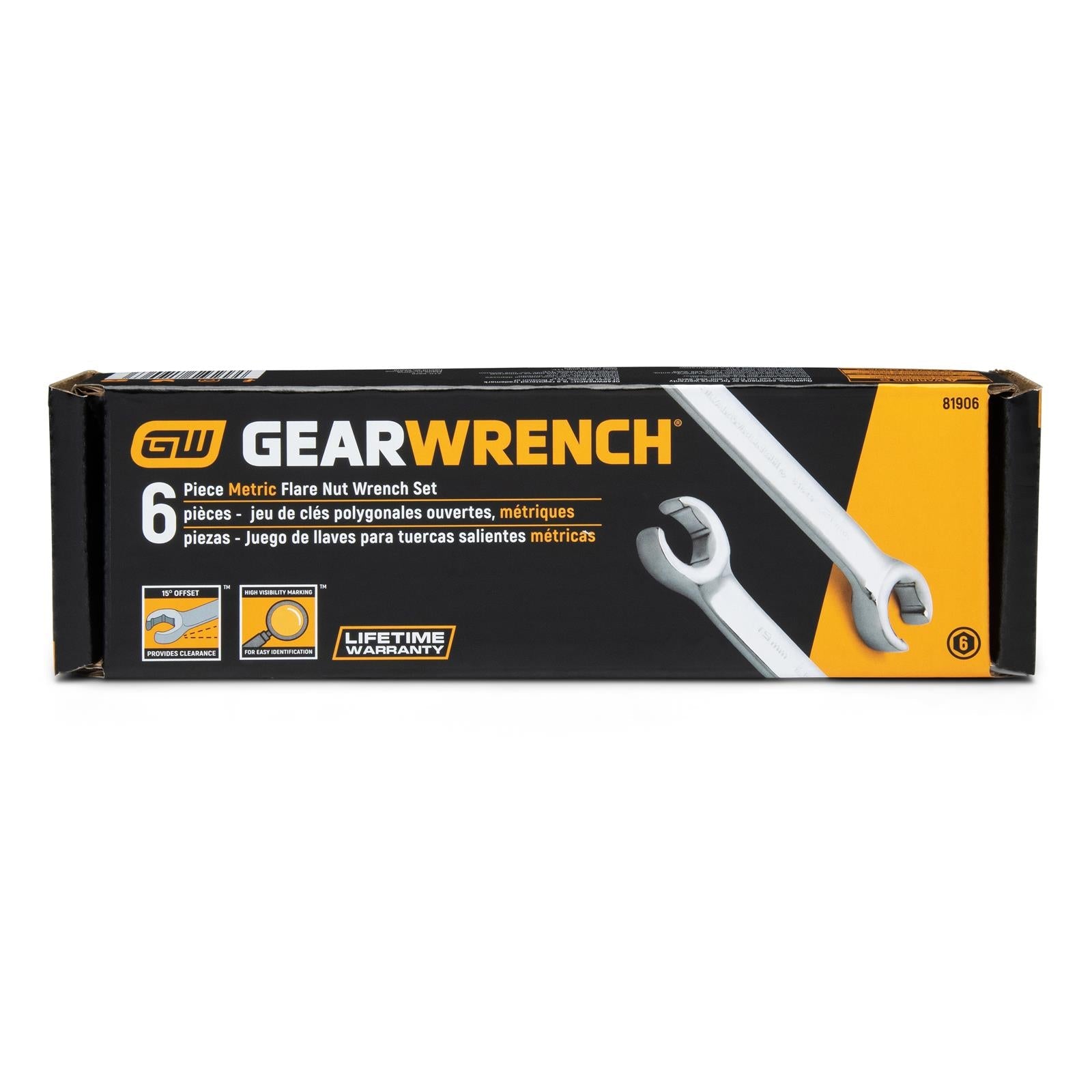 GearWrench Flare Nut Wrench Sets 81906