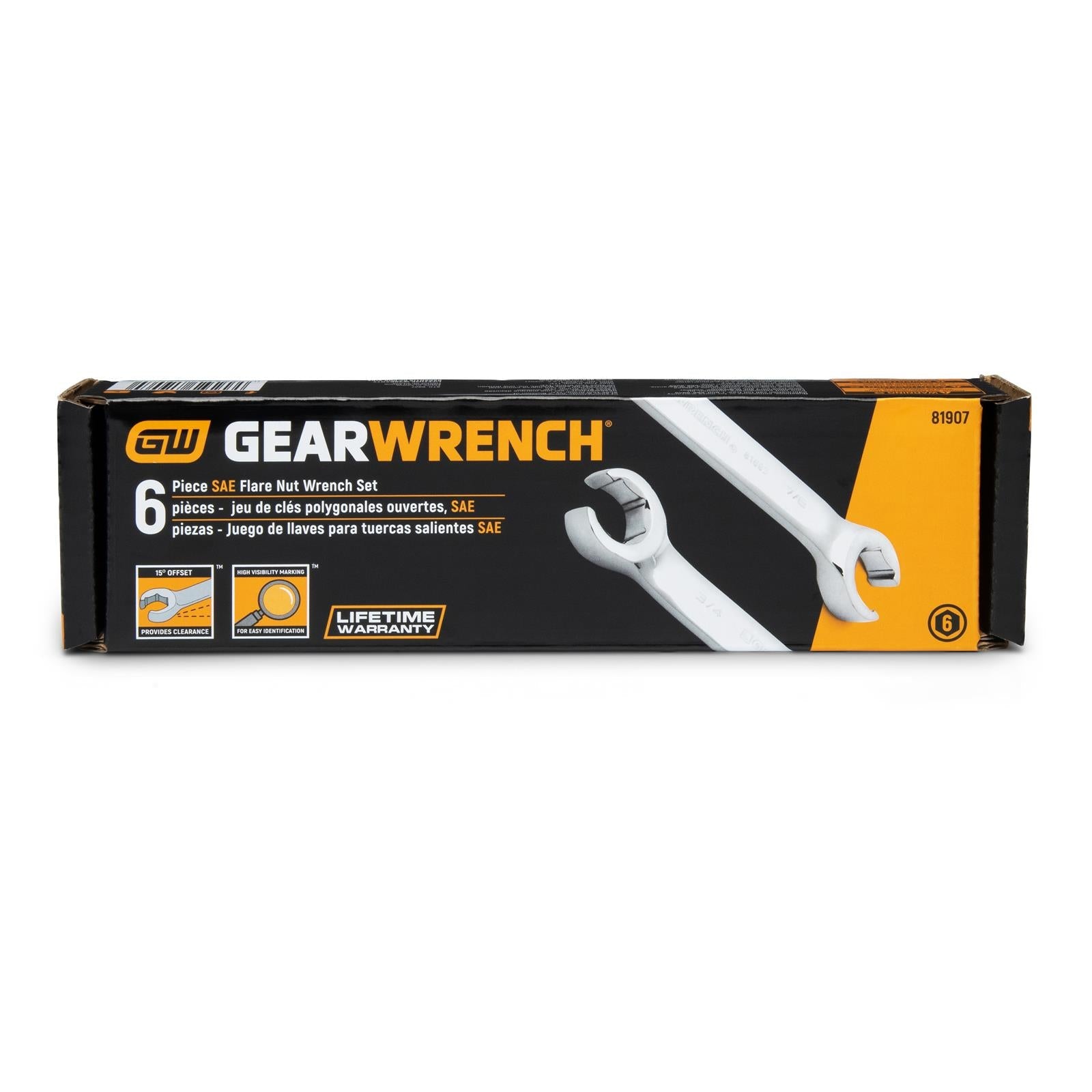 GearWrench Flare Nut Wrench Sets 81907