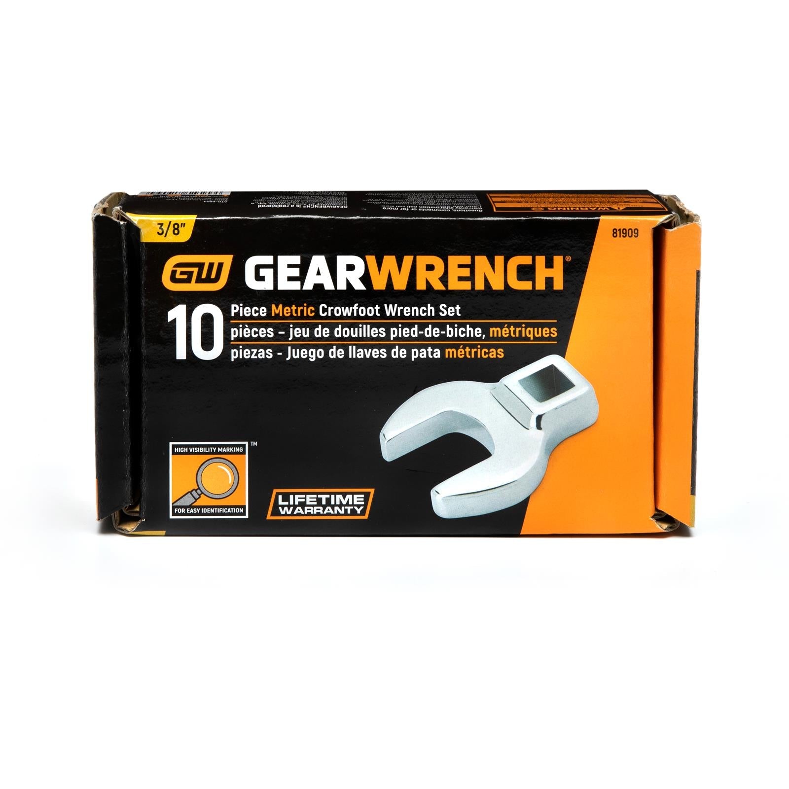 GearWrench Crowfoot Wrench Sets 81909