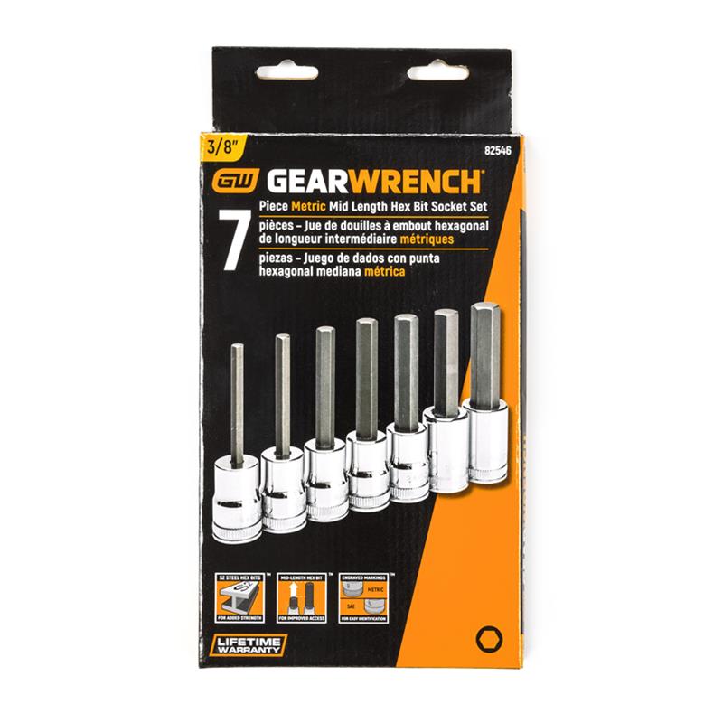 GearWrench Hex Bit Socket Sets 82546