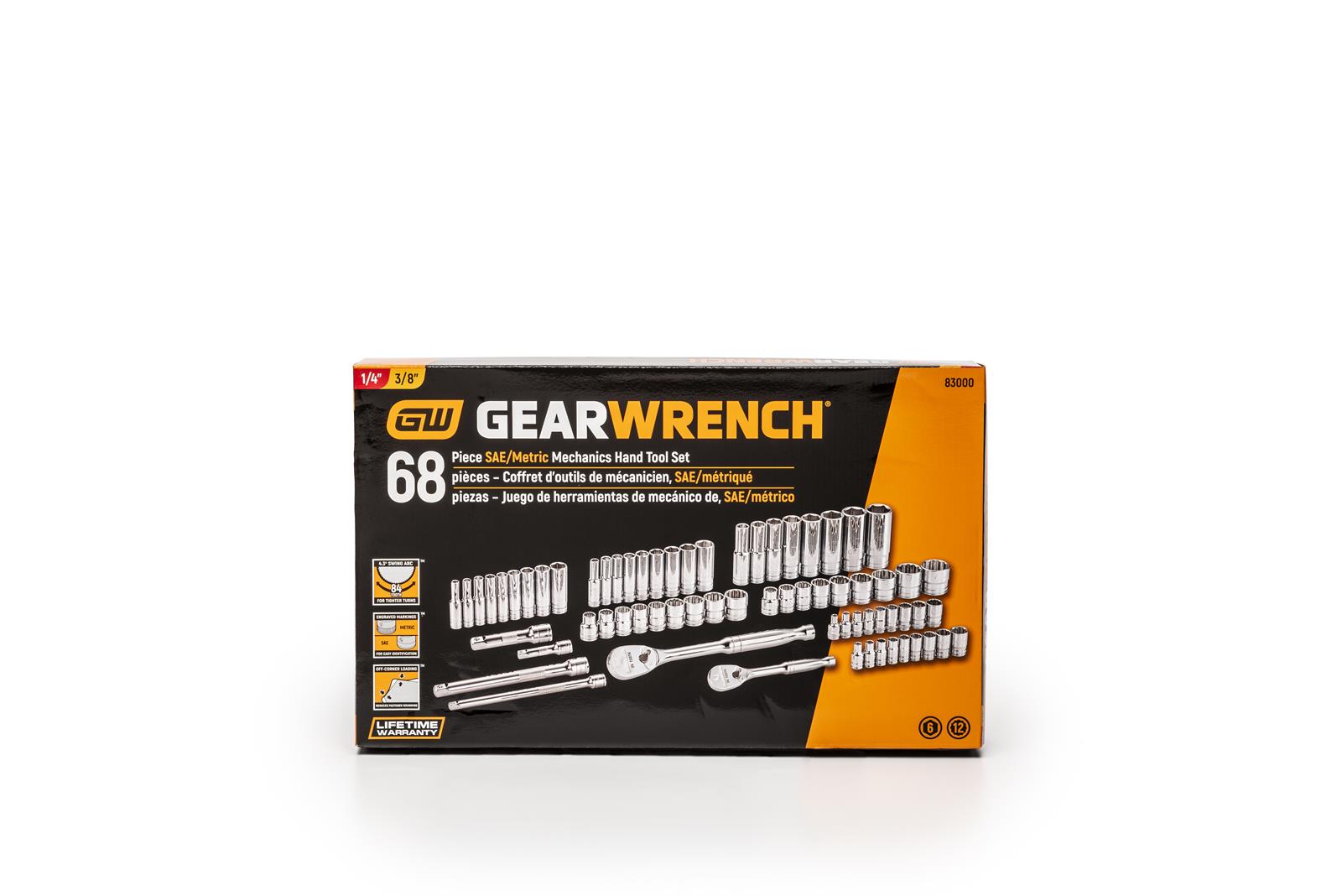 GearWrench 68-Piece Mechanic Tool Sets 83000