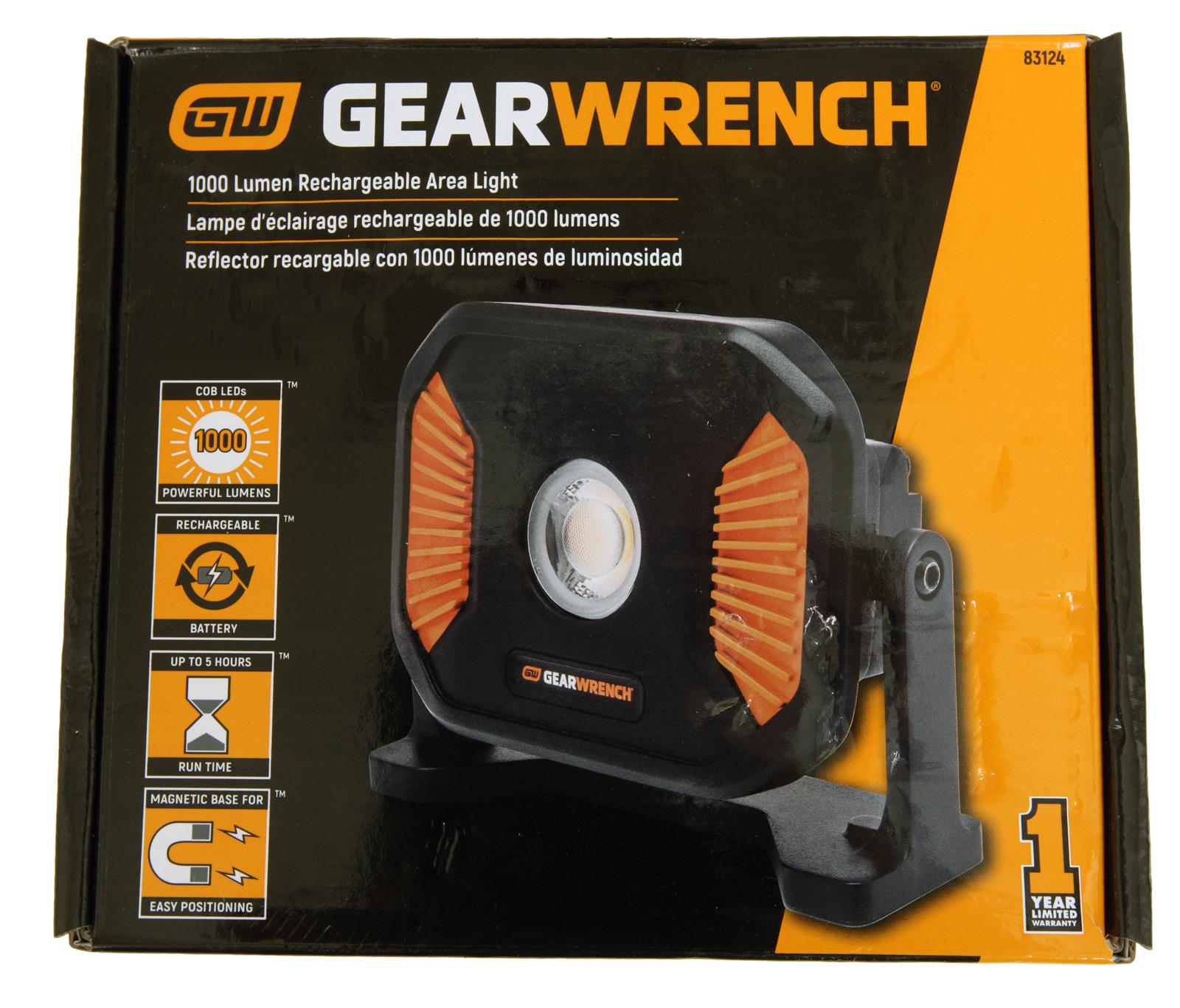 GearWrench Rechargeable Area Lights 83124