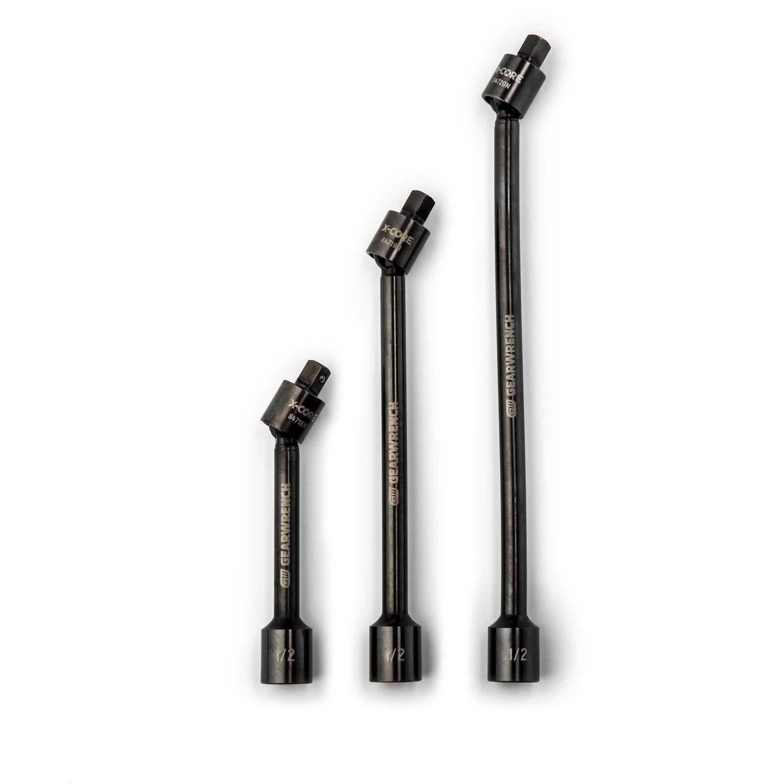 GearWrench X-Core Pinless Universal Impact Joint Extension Sets 84721N