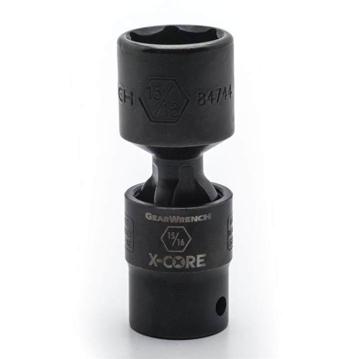 GearWrench X-Core Pinless Universal Impact Sockets 84744