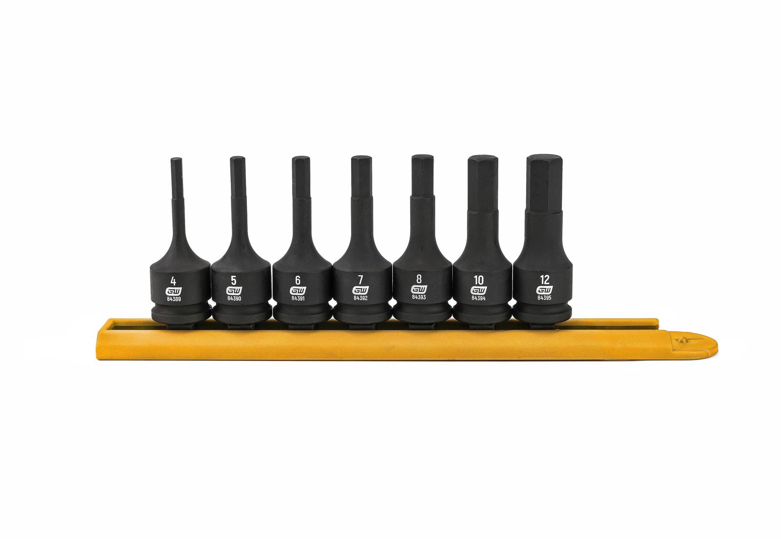 GearWrench Impact Hex Bit Socket Sets 84912