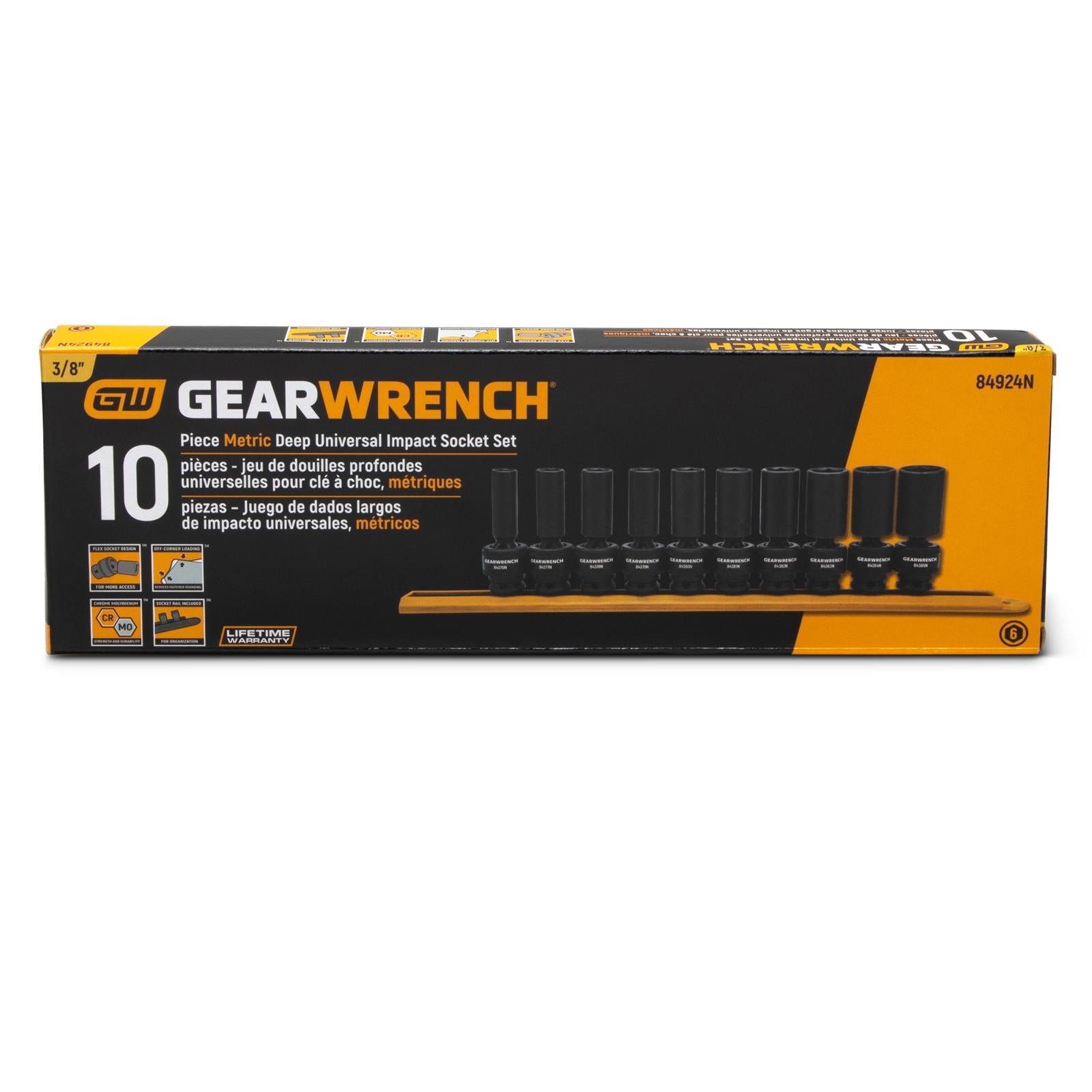 GearWrench Universal Impact Socket Sets 84924N