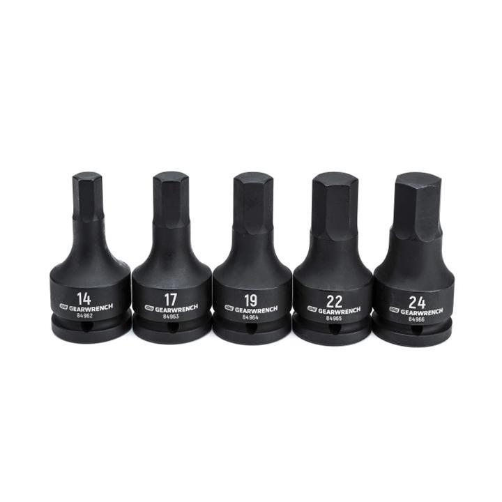 GearWrench Impact Hex Bit Socket Sets 84968