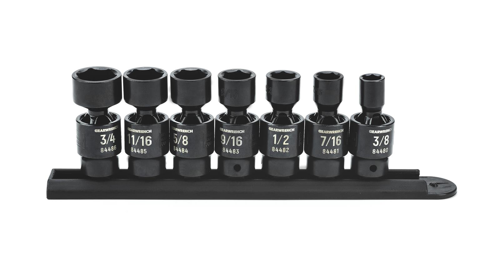 GearWrench X-Core Pinless Universal Impact Socket Sets 84974