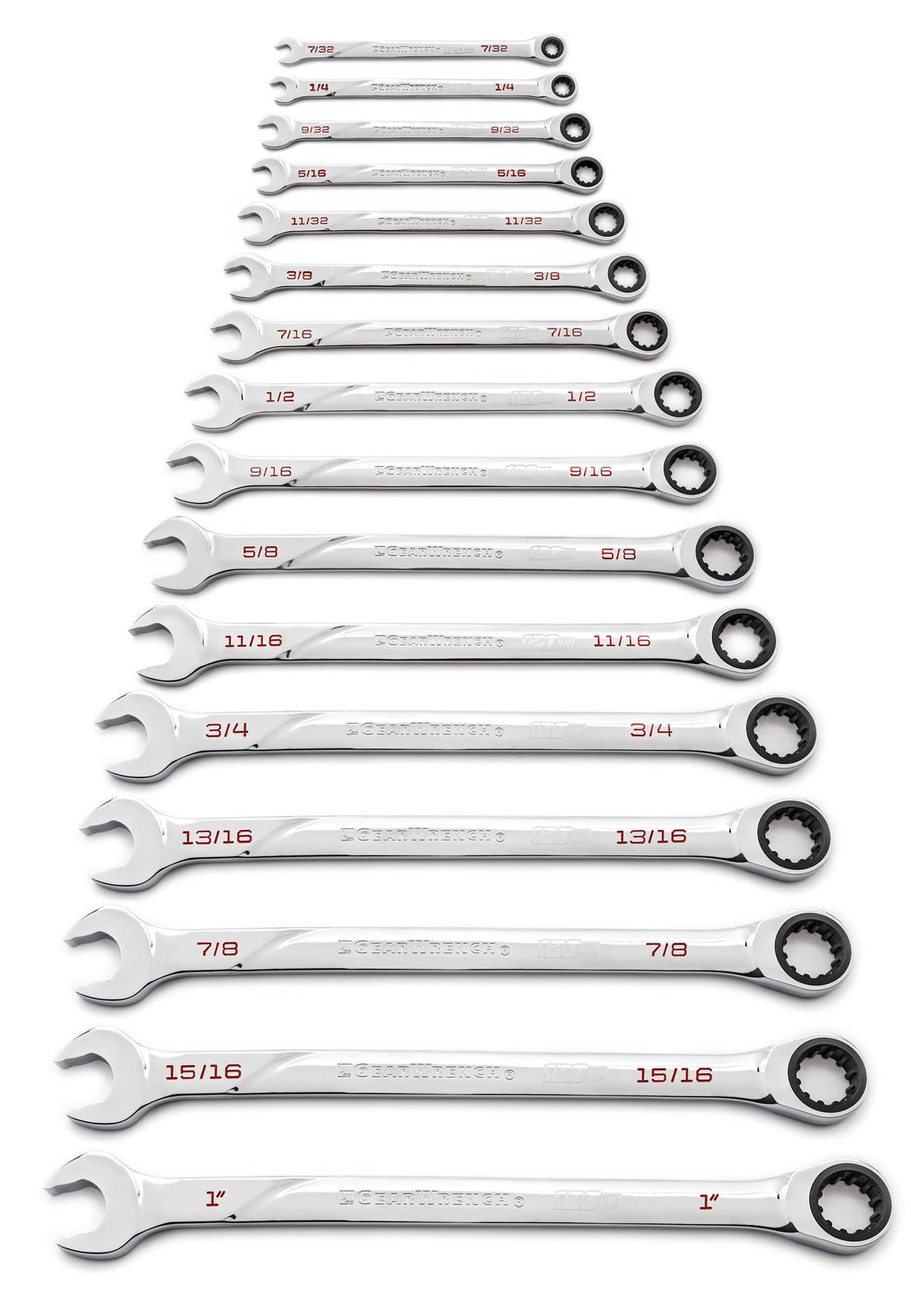 GearWrench 120XP Ratcheting Combination Wrench Sets 86451