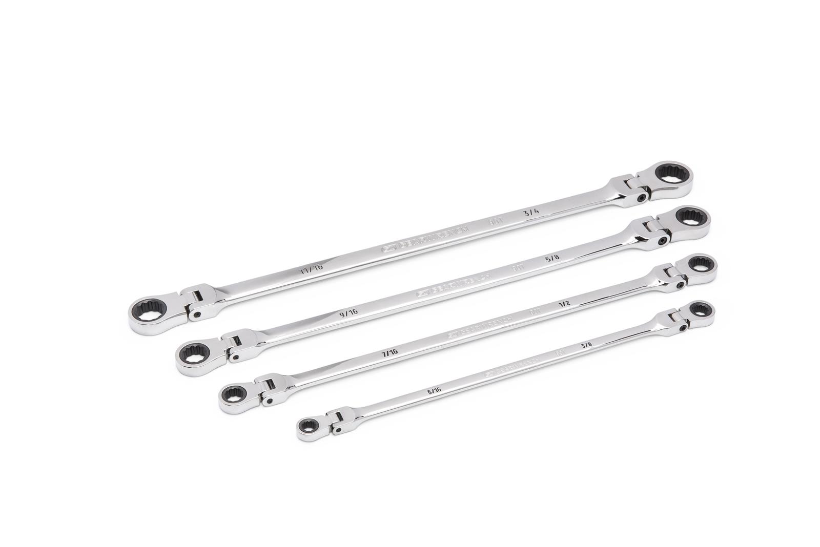 GearWrench 90T GearBox Double Flex Ratcheting Wrench Sets 86831