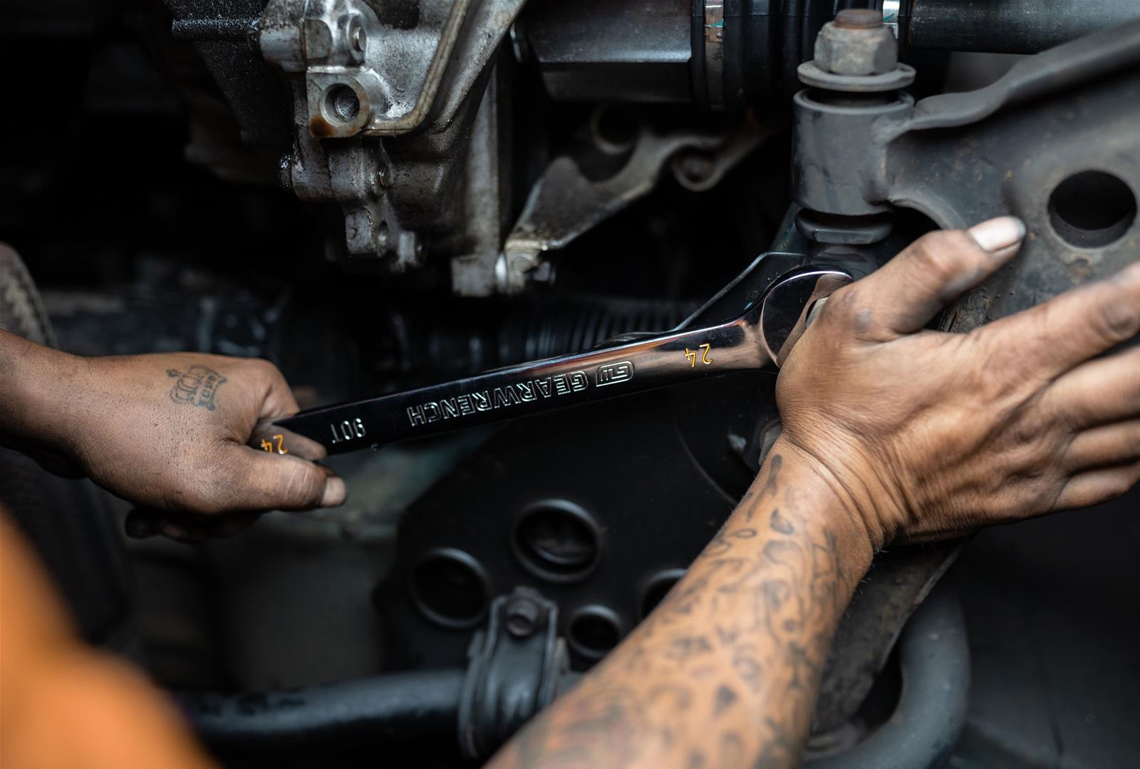 GearWrench 90T Ratcheting Combination Wrenches 86924