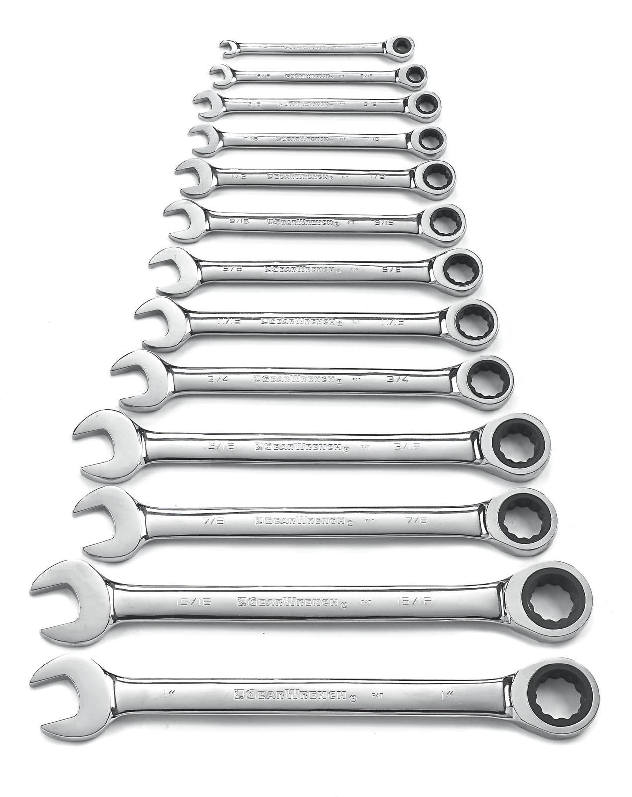 GearWrench Ratcheting Combination Wrench Sets 9312