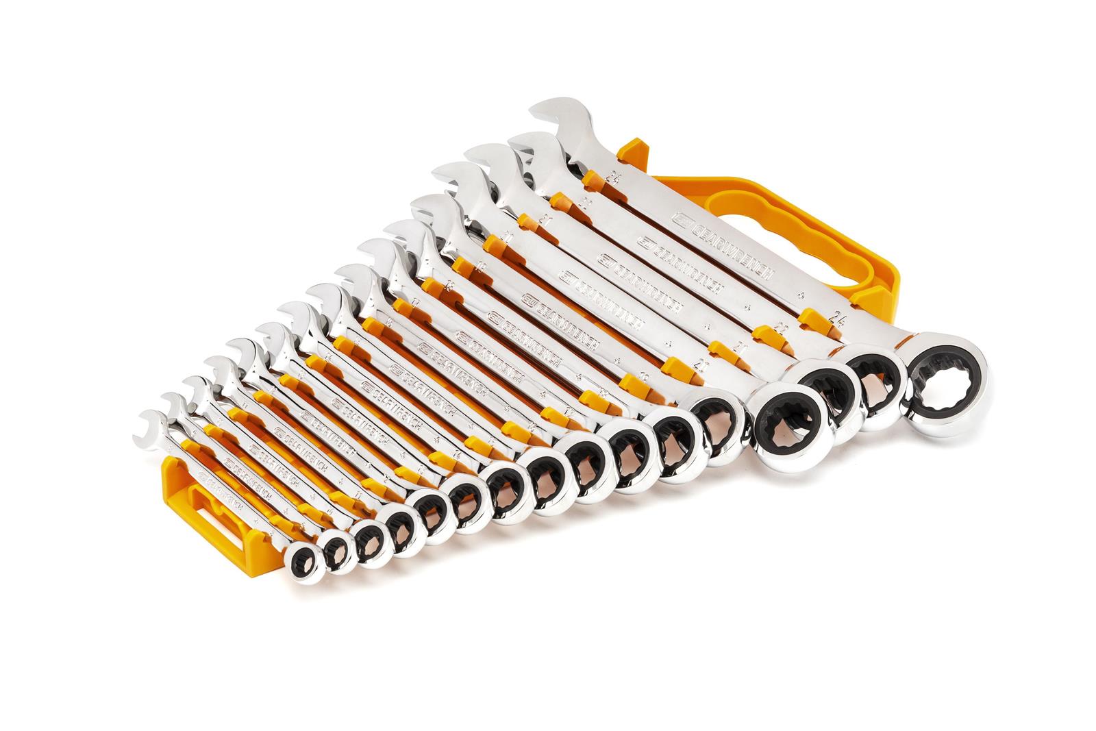 GearWrench Ratcheting Combination Wrench Sets 9416