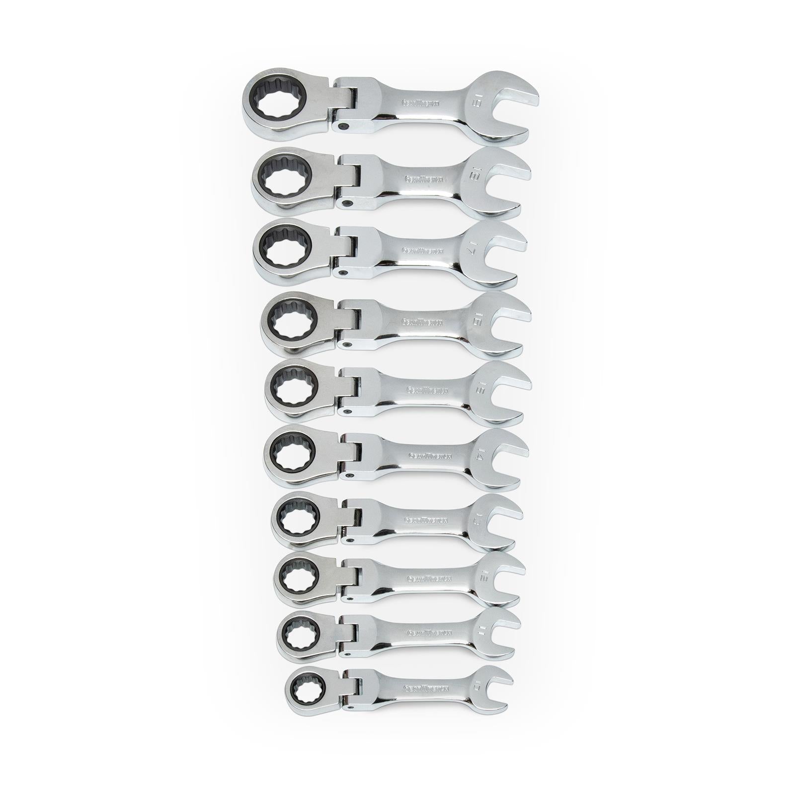 GearWrench Flex Head Ratcheting Combination Wrench Sets 9550