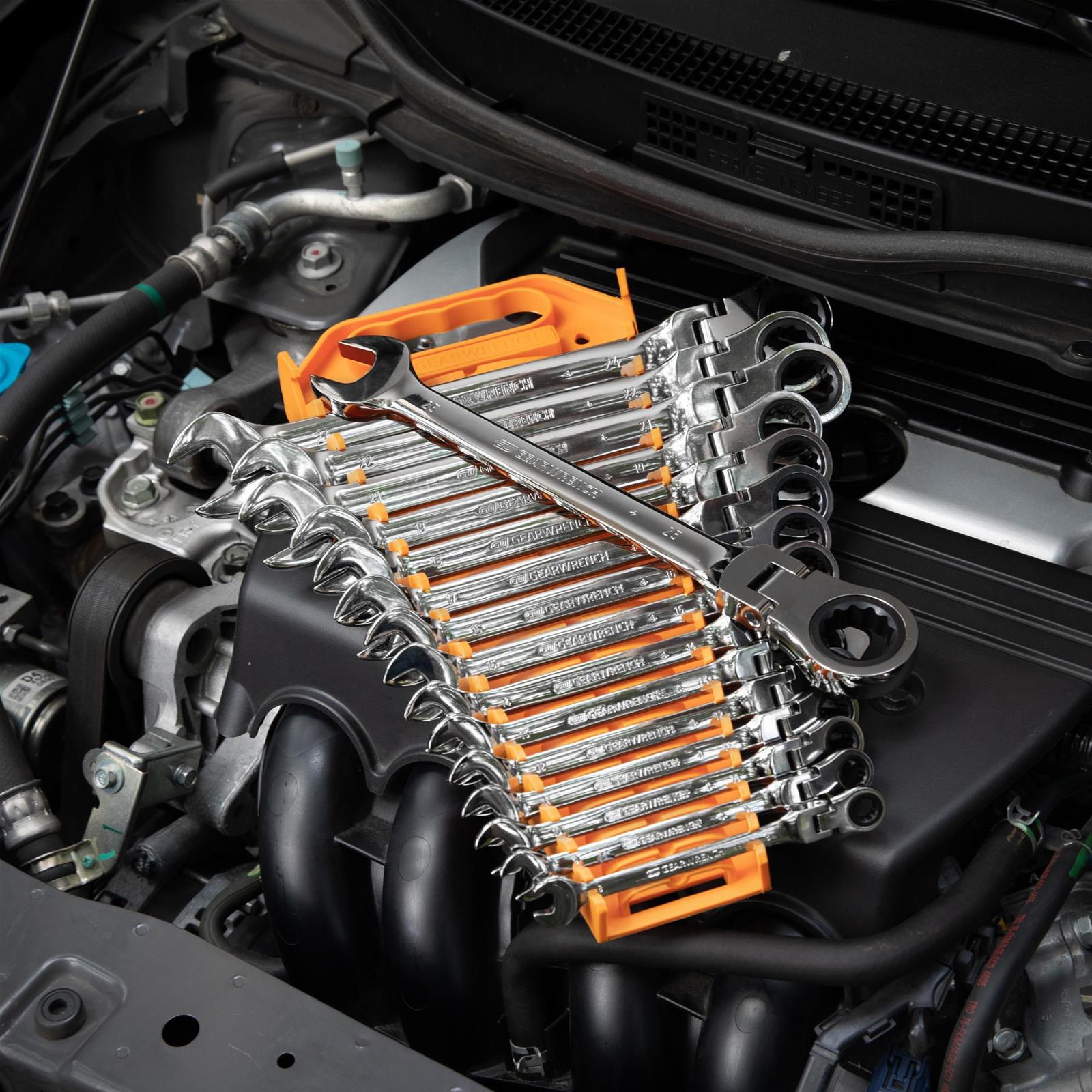 GearWrench Flex Head Ratcheting Combination Wrenches 9902D